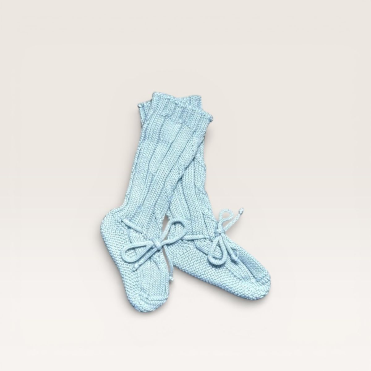 Cable Knit Knee Socks