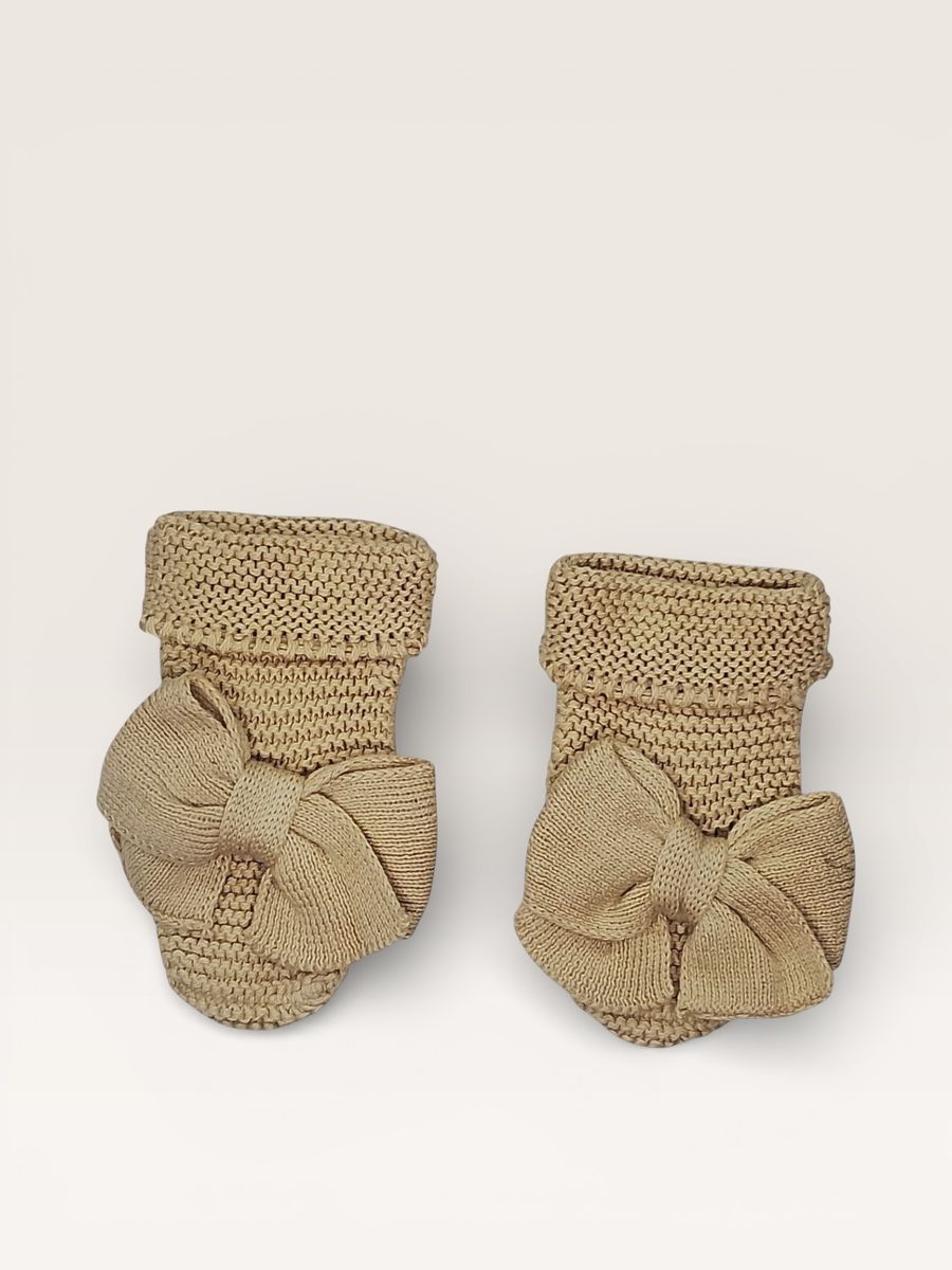 Fold Over Booties w Bow