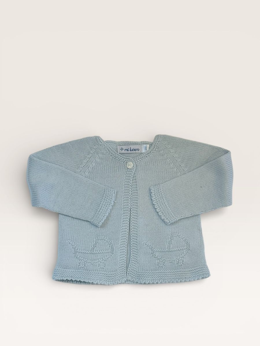 Light Blue Pram Cardigan