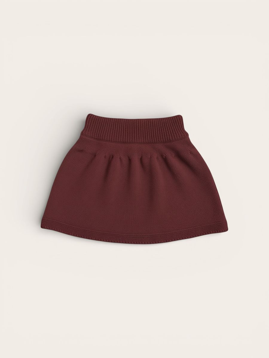 Garnet Knit Skirt