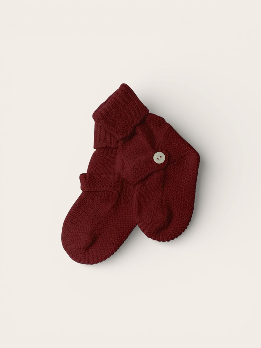 Garnet Bootie with Buttons