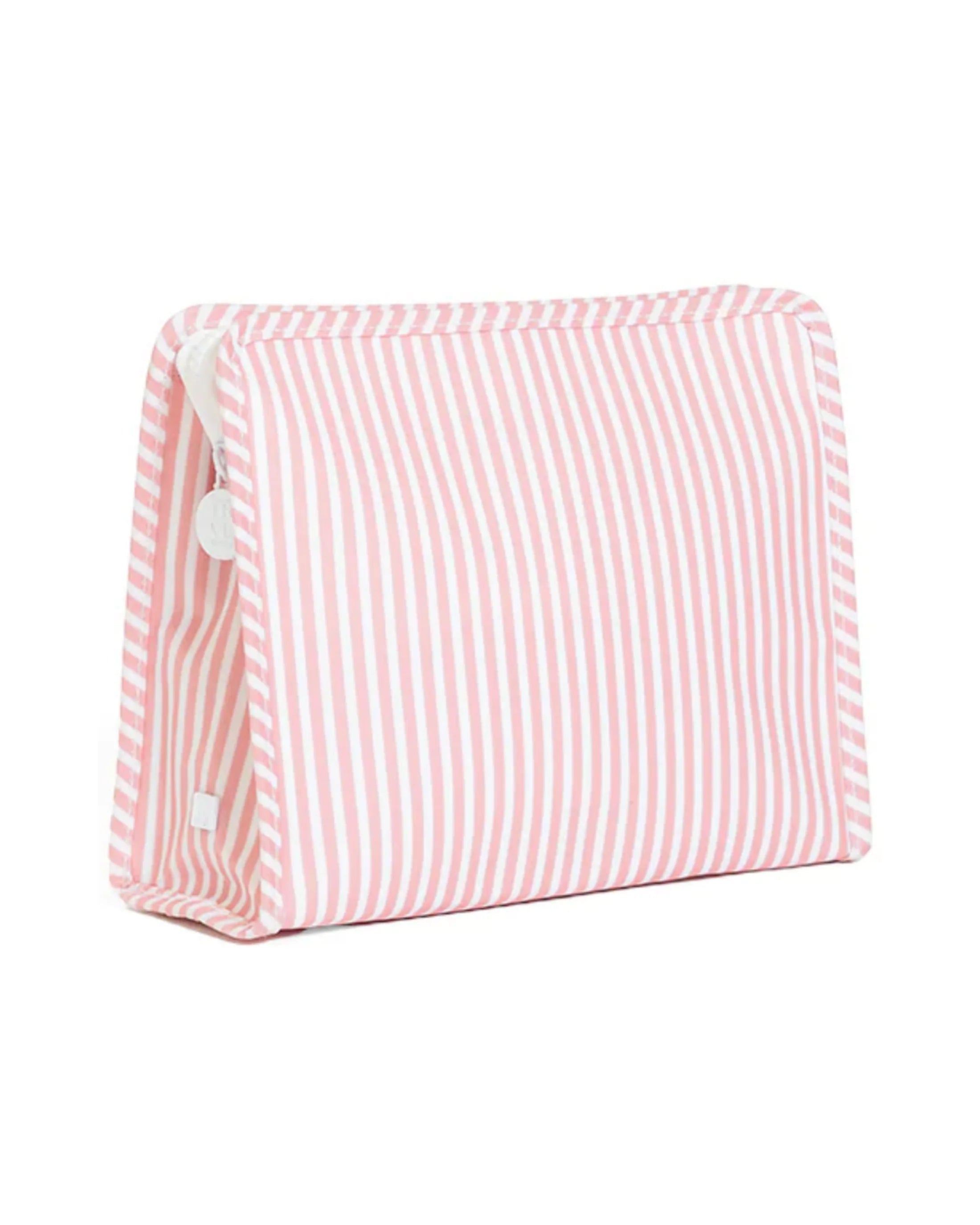 Roadie Zip Pouch- Pimlico Dusty Rose Stripe