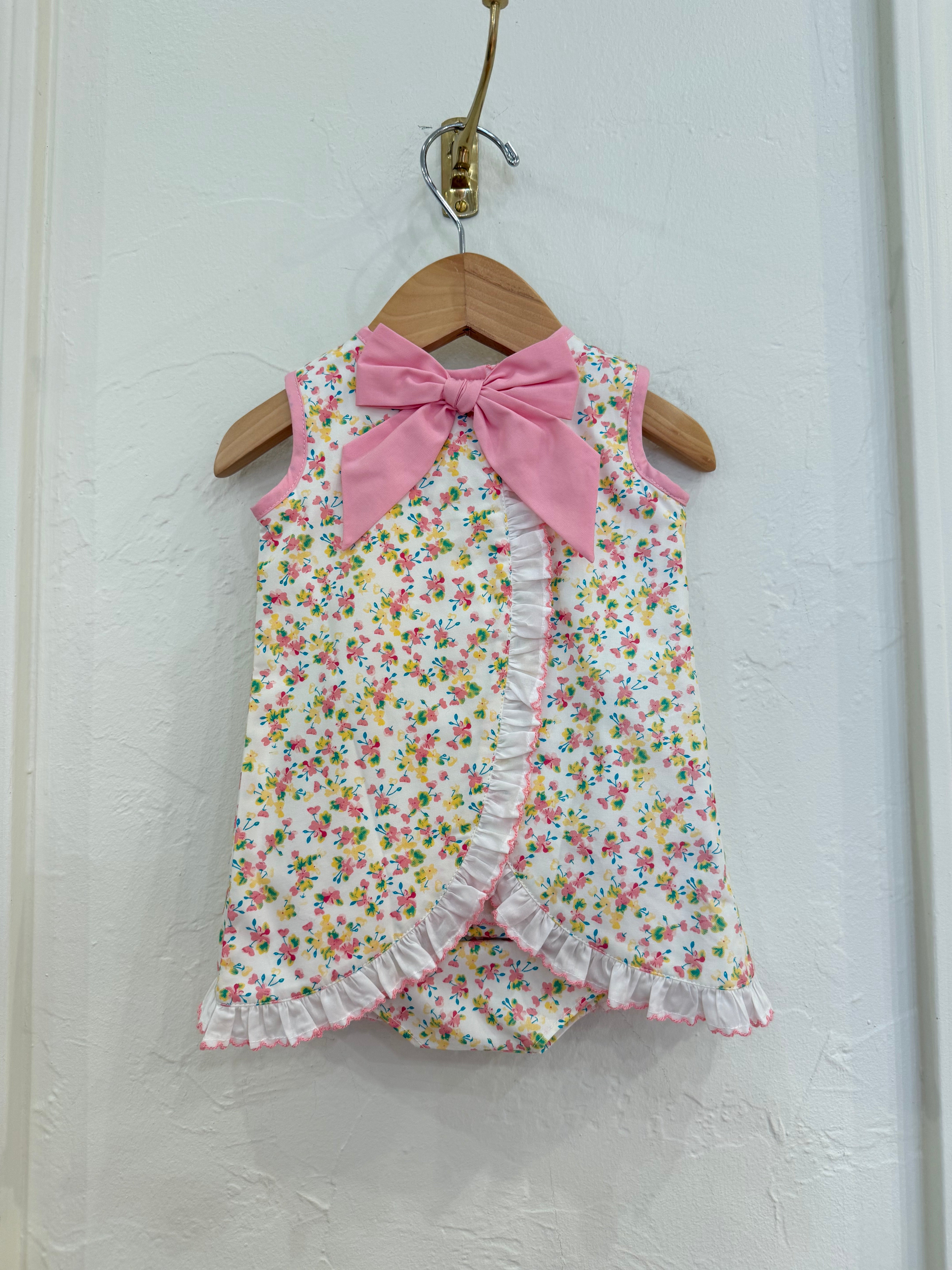 Diaper Set- Yellow Floral