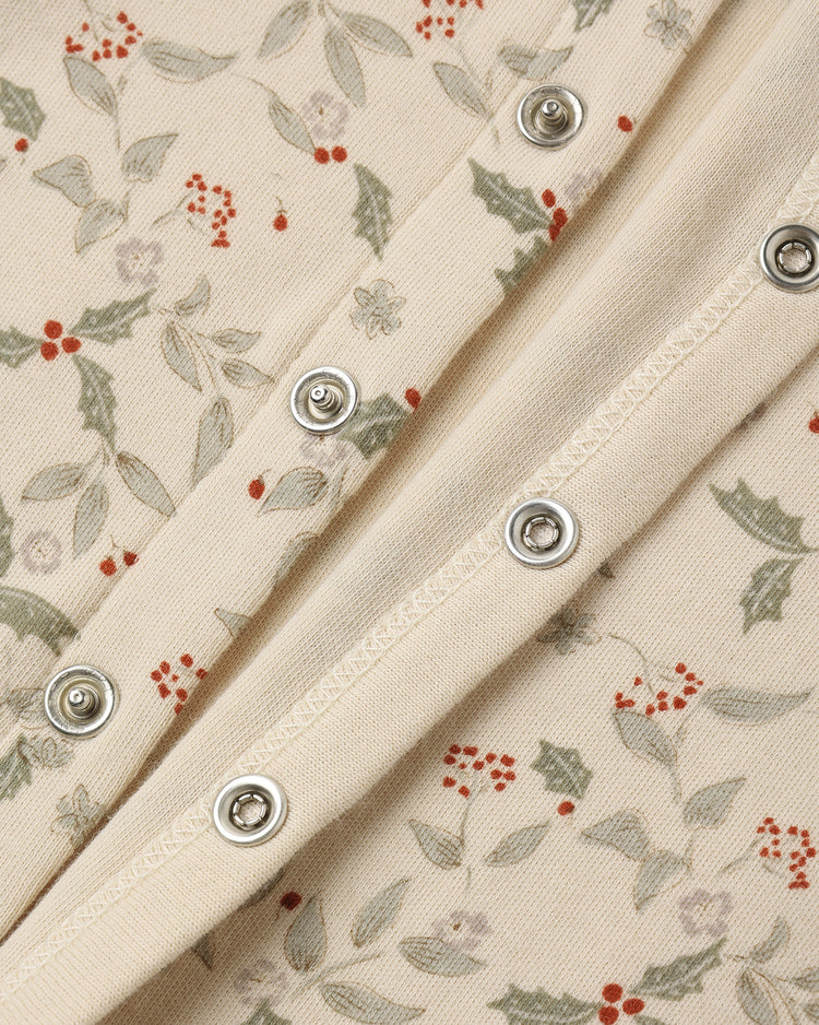 Organic Long John Pajama- Holly Fleur