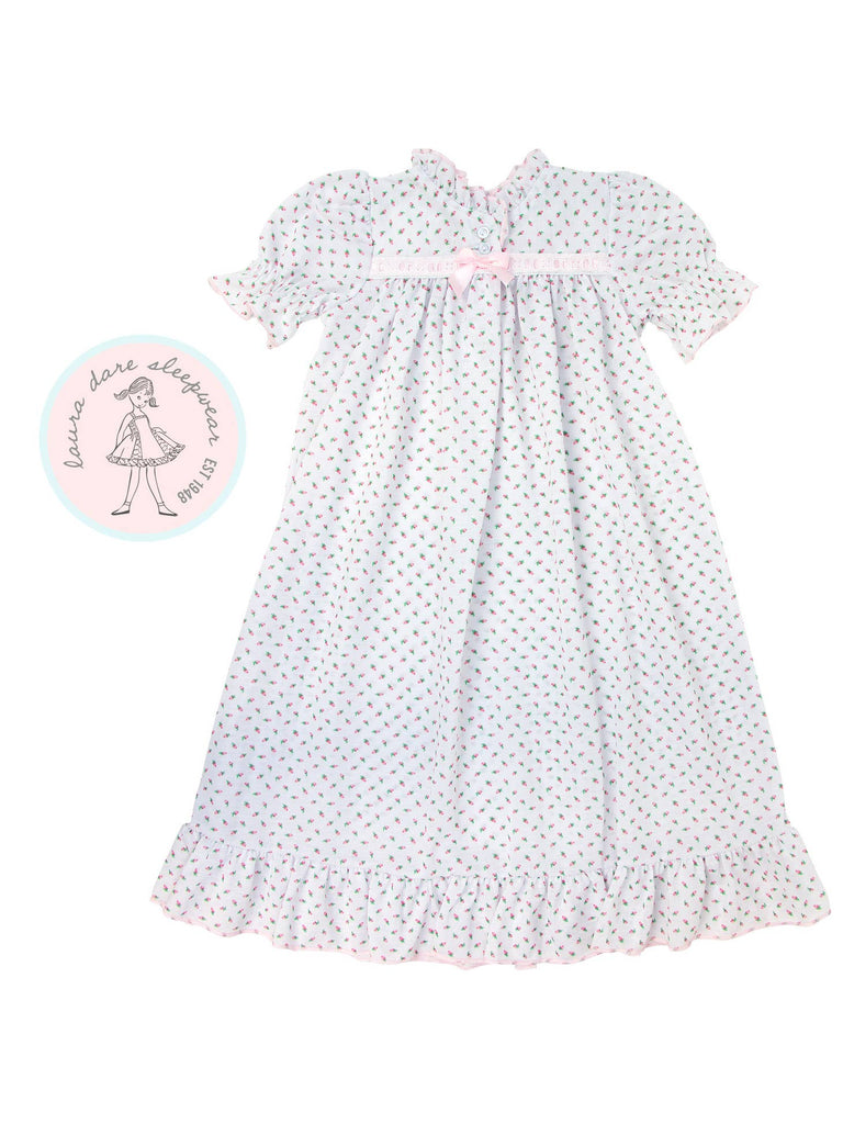 Laura Dare Rosebud Short Sleeve Nightgown