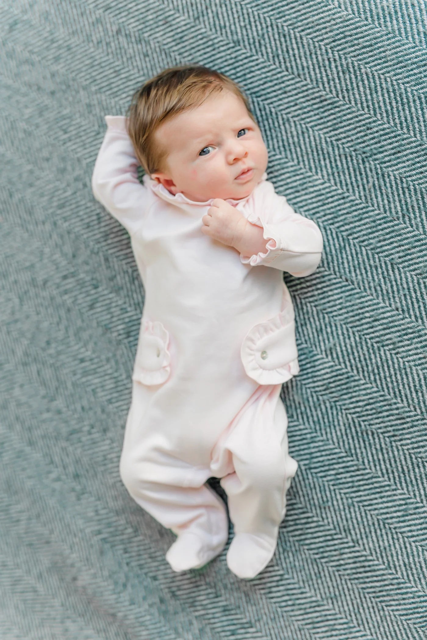 Lucy Romper- Light Pink