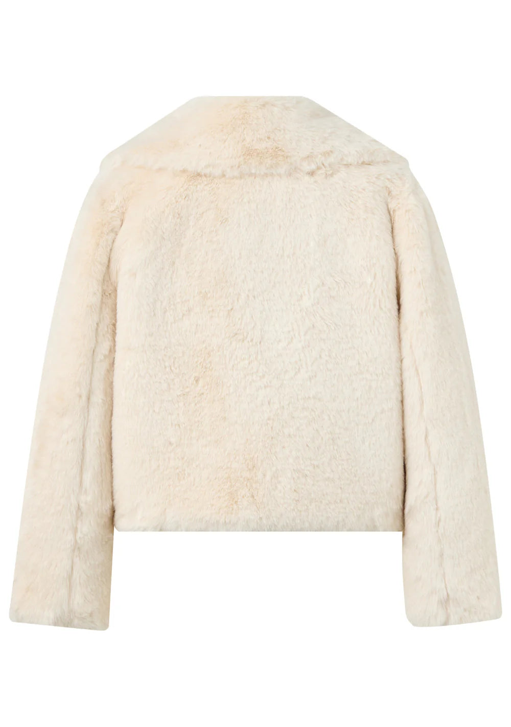Lucia Creme Fur Jacket