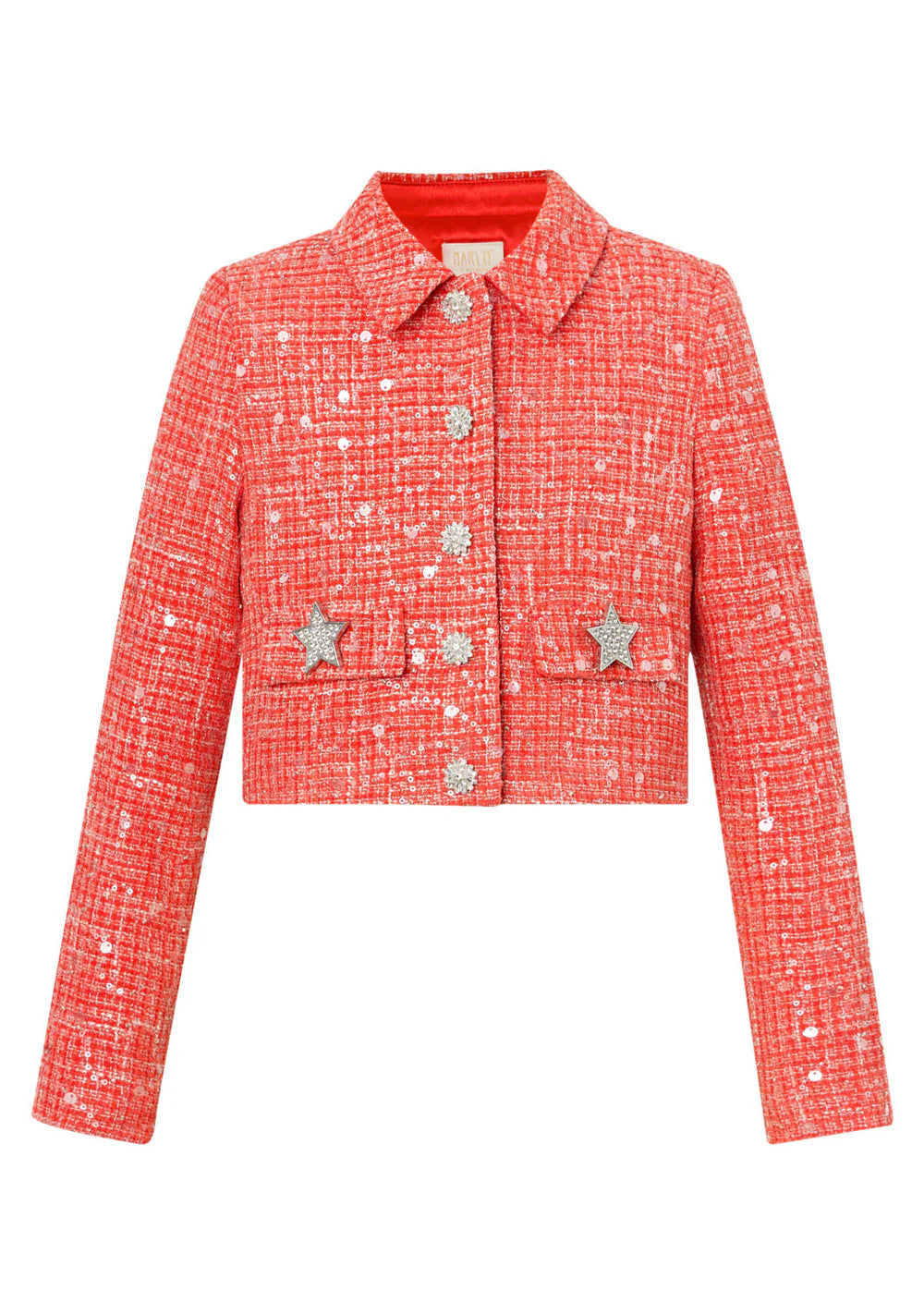 Odelia Tweed Red Set