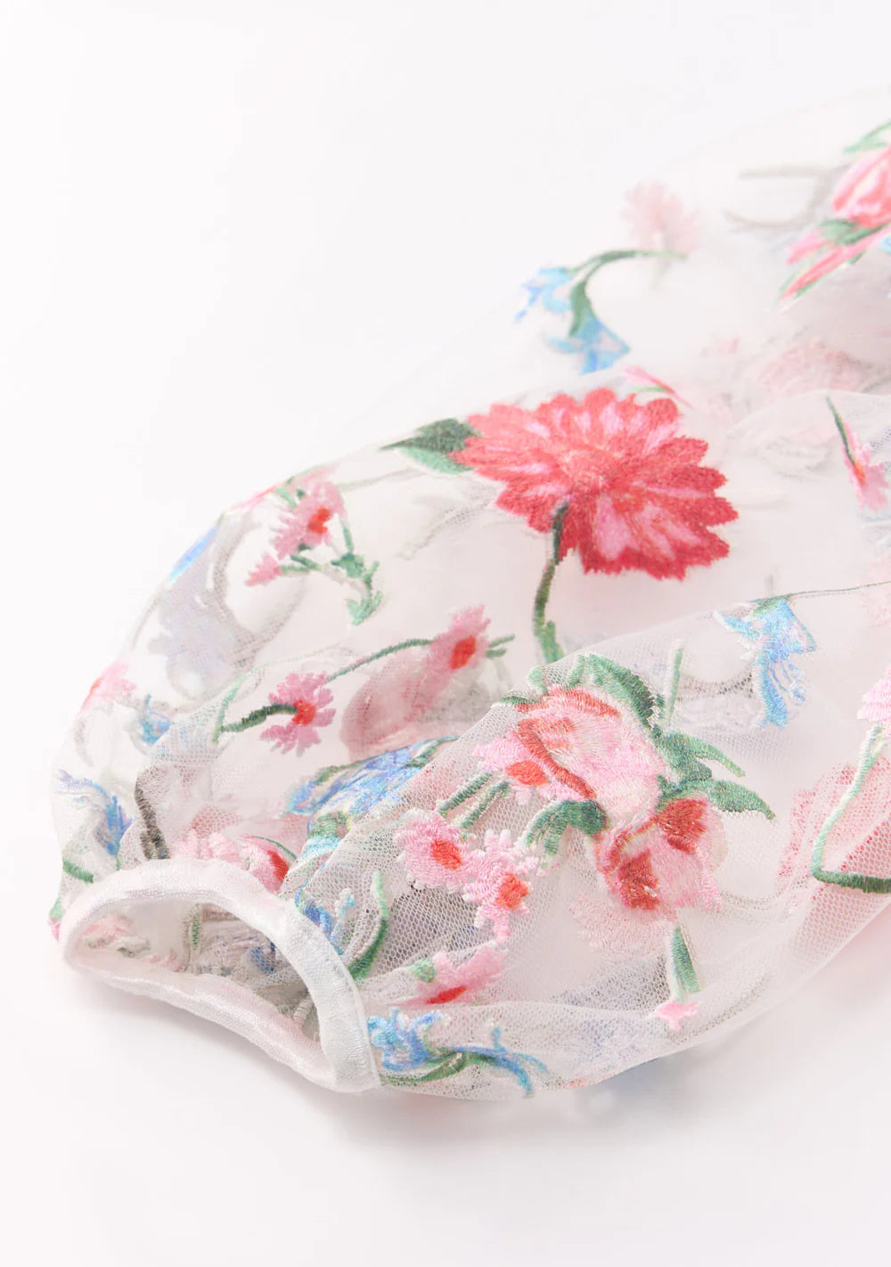 Lilia Embroidered Mini Dress