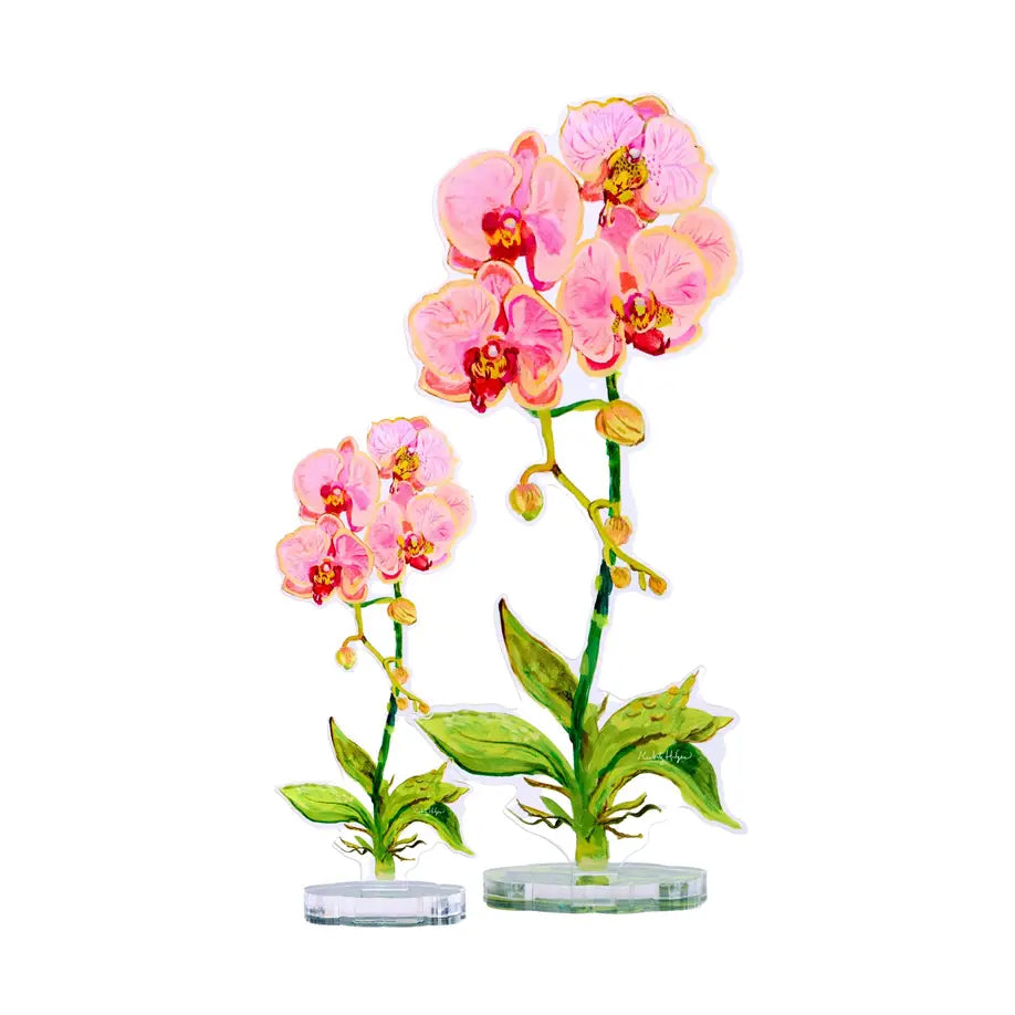 Acrylic Coral Orchid