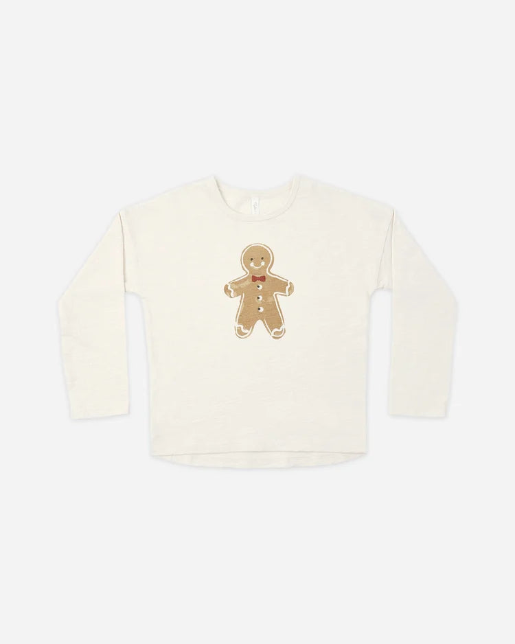 Long Sleeve Tee- Gingerbread Man