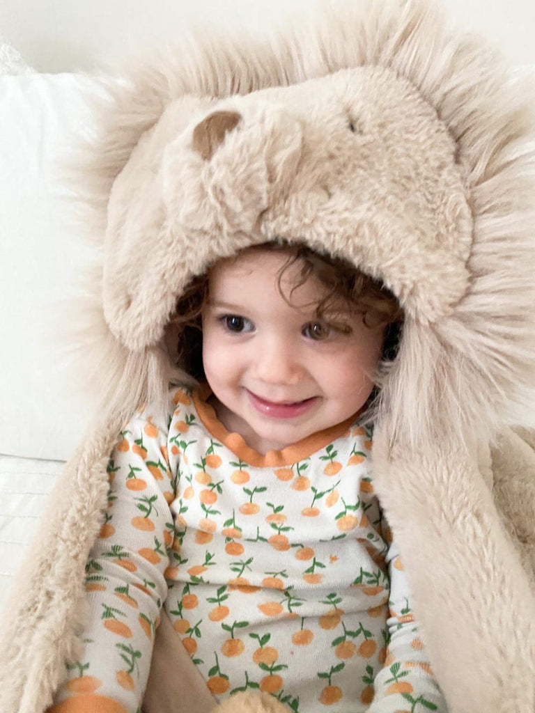 "Luca" the Lion Hooded Blanket