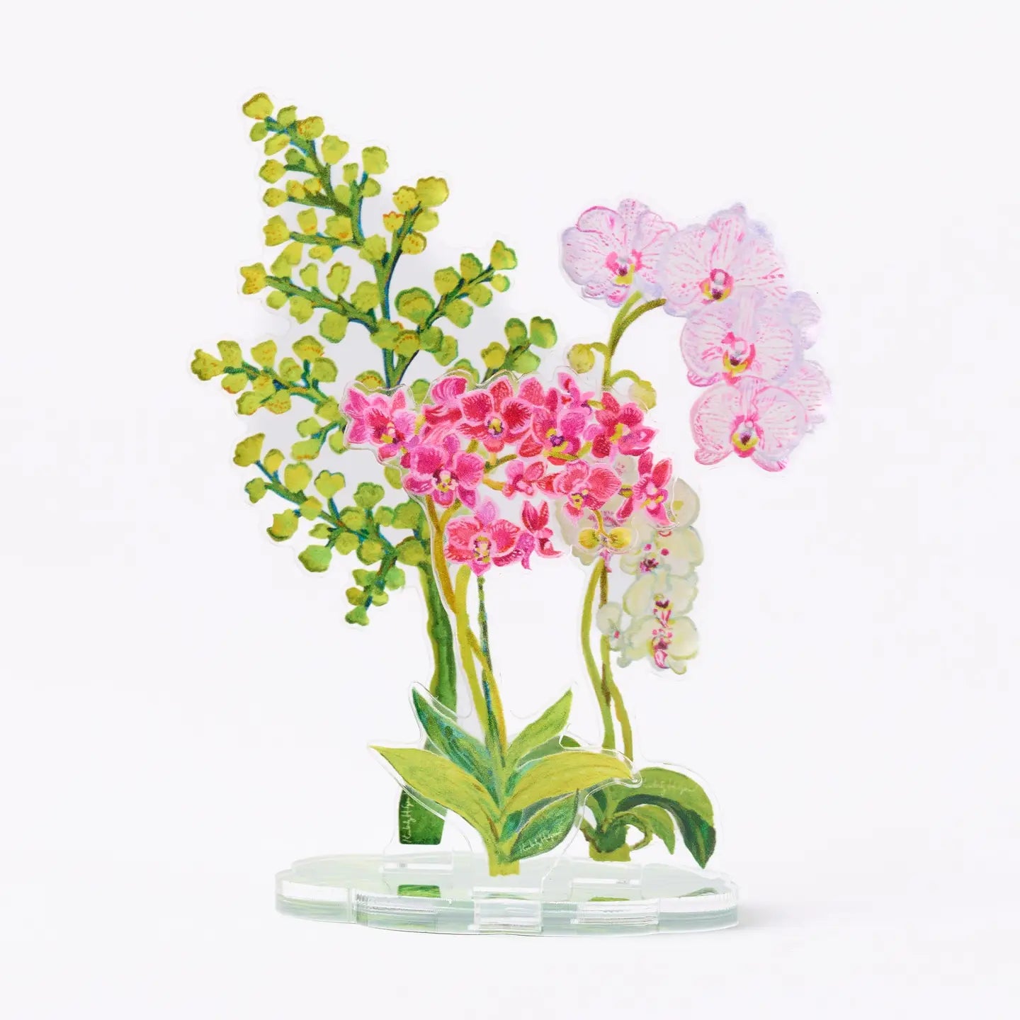 Orchids & Fern Petite Bouquet