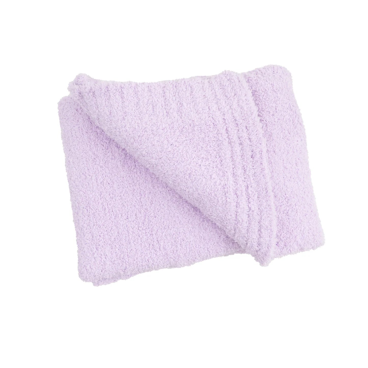 Lavender Chenille Stroller Blanket