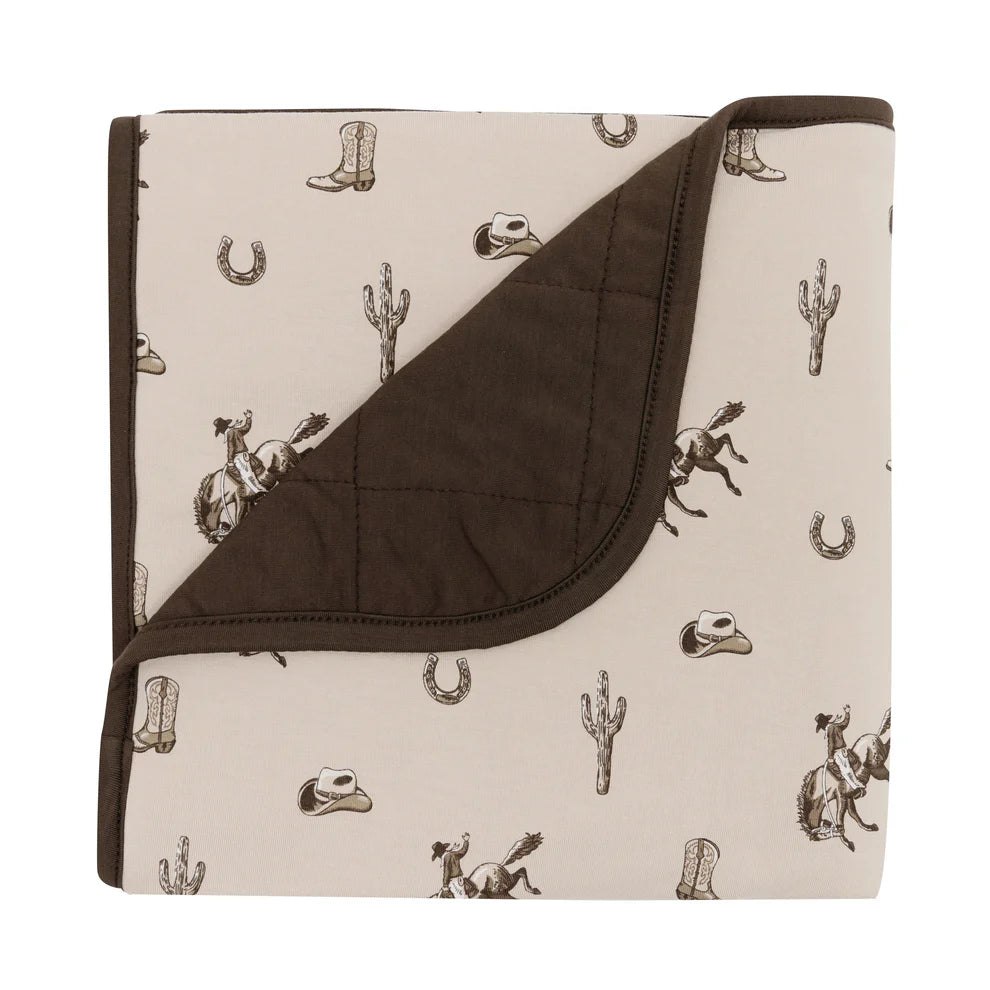 Baby Blanket in Classic Cowboy 1.0