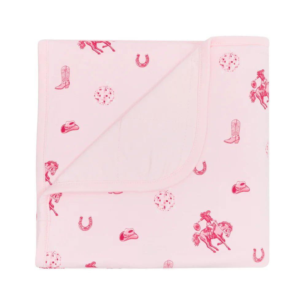 Baby Blanket in Disco Cowgirl 1.0