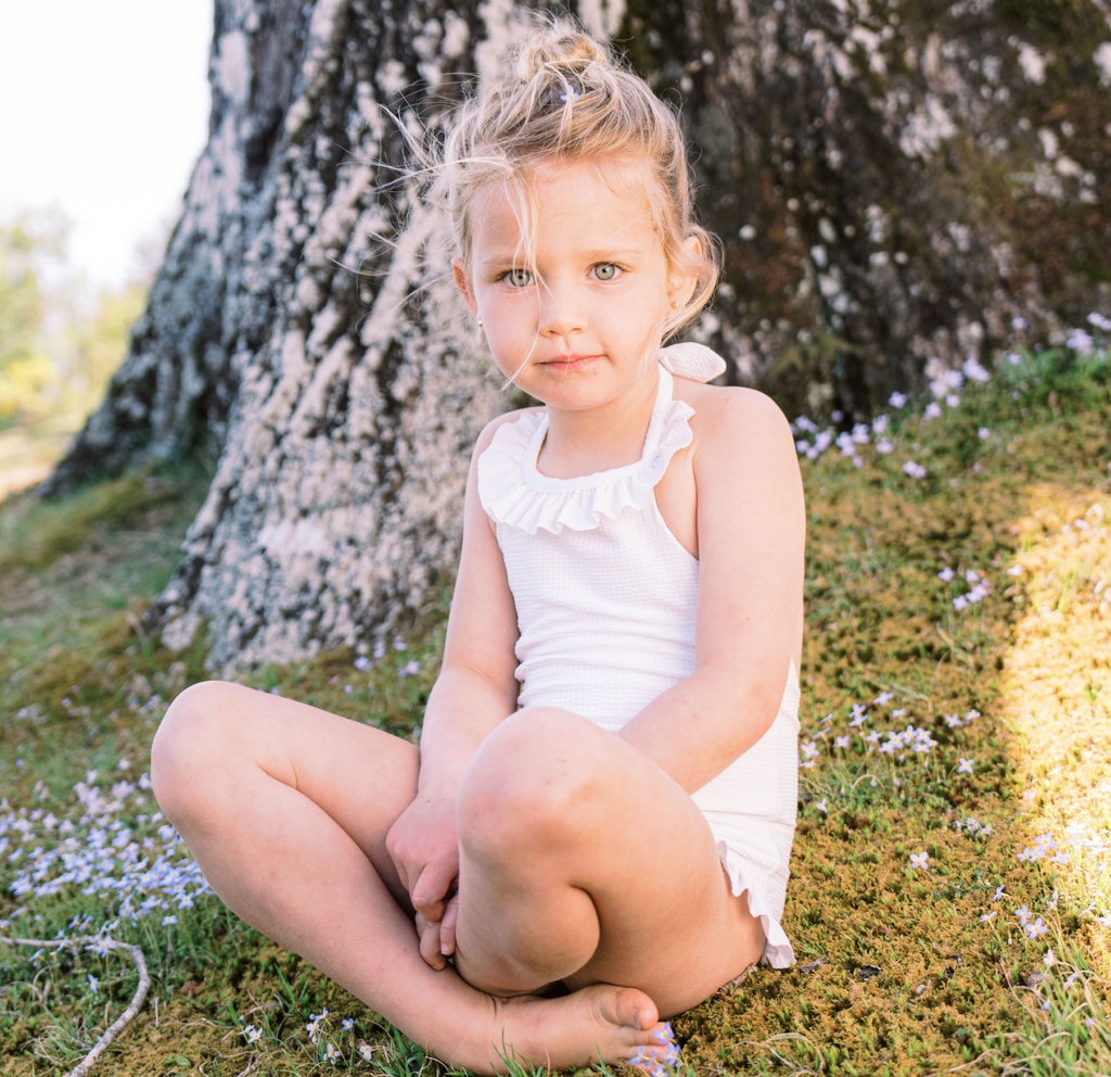 Capeside White Halter One Piece