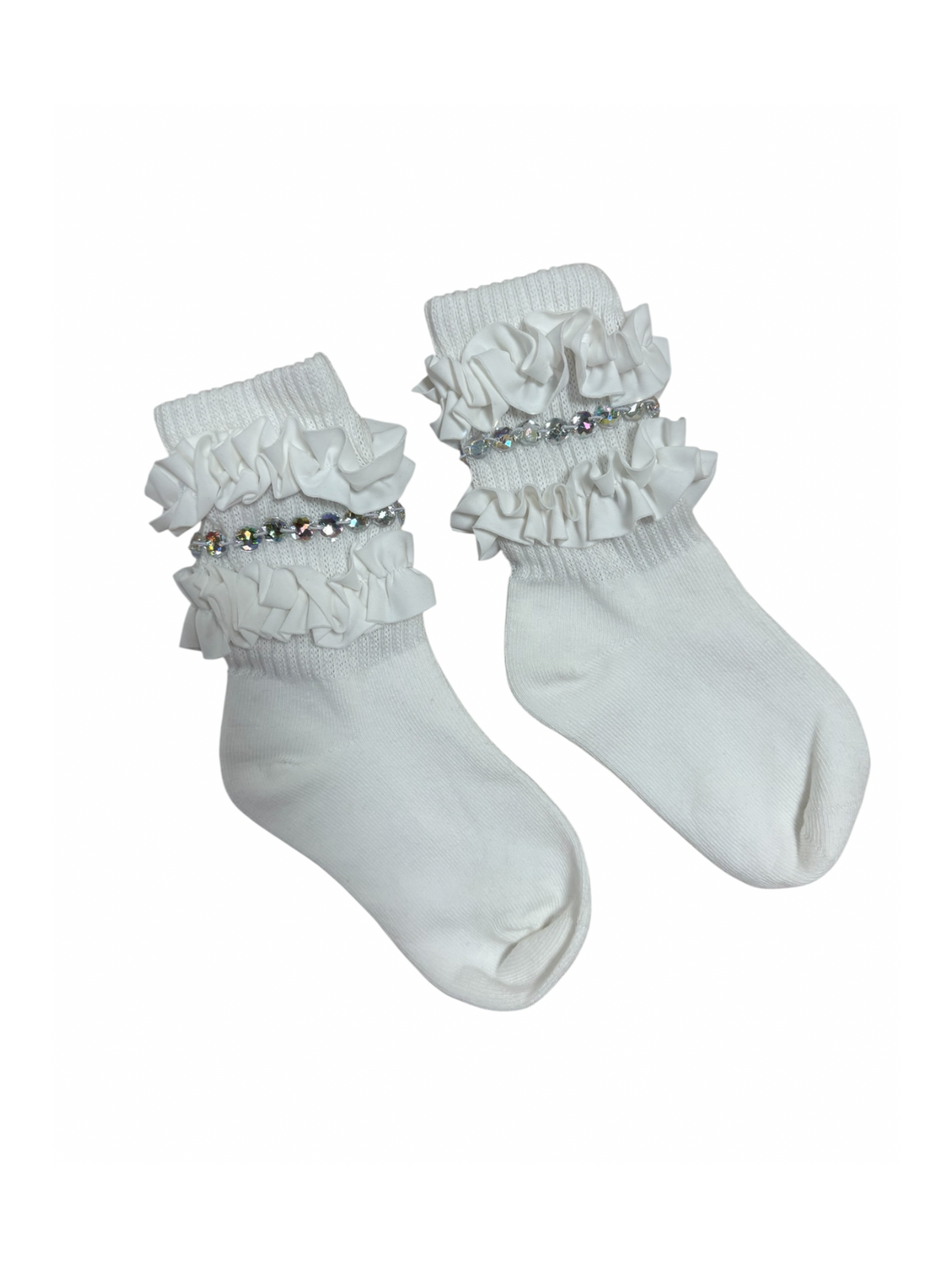 White Varsity Socks