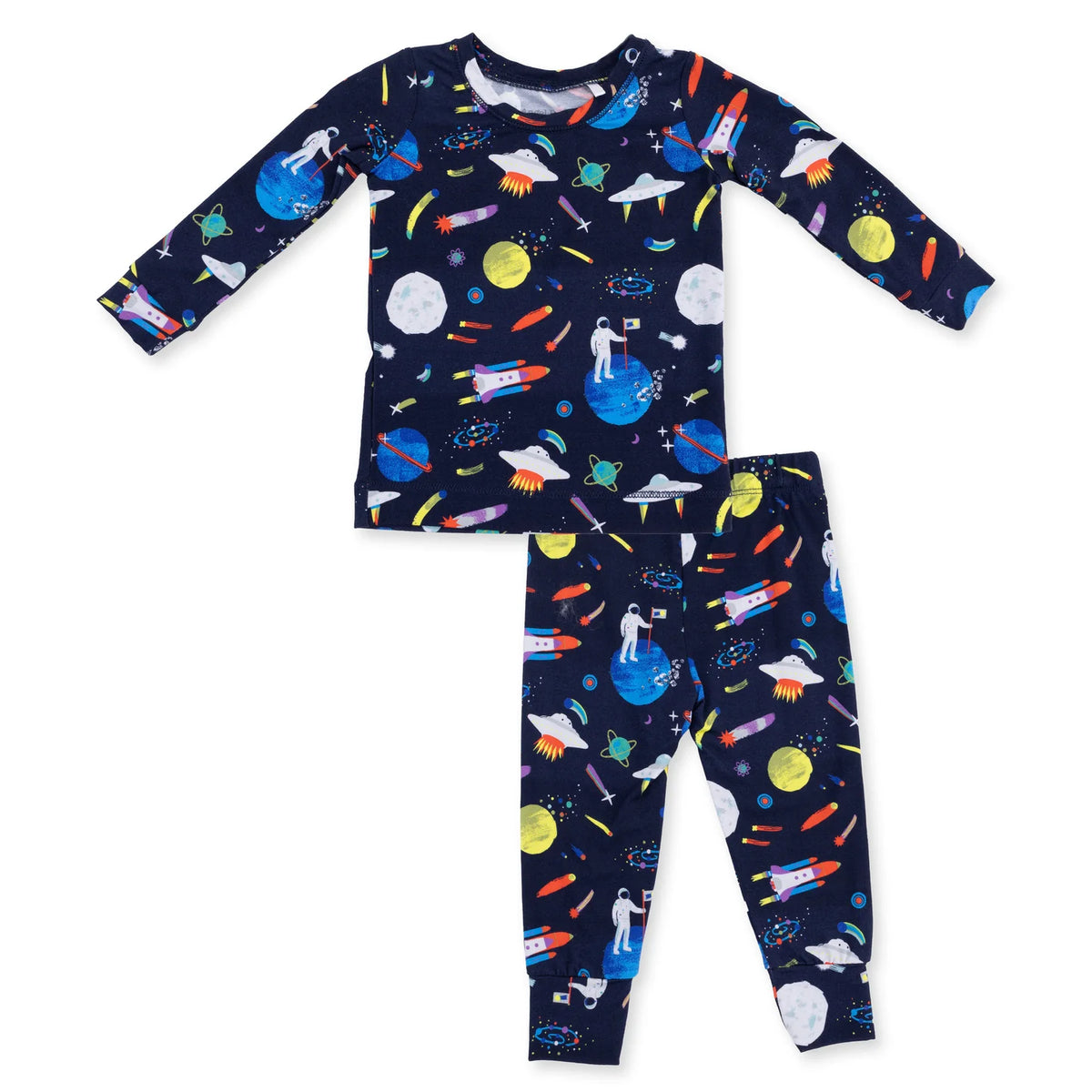 Astronaut Rockets Long Sleeve Loungewear Set