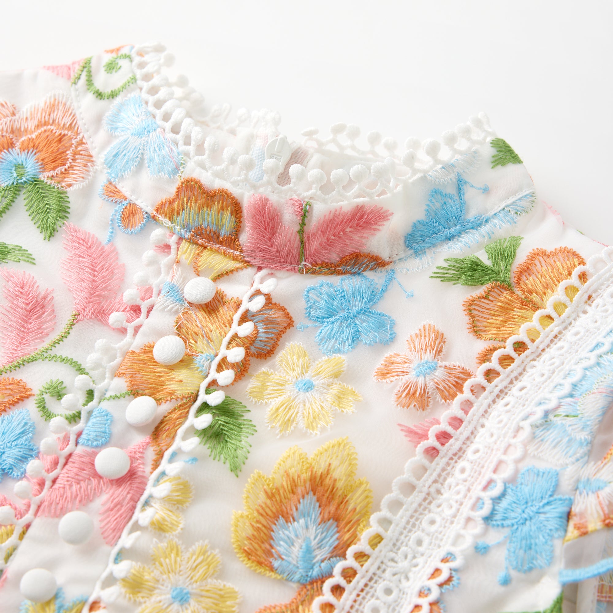 Piper Embroidered Mini Dress