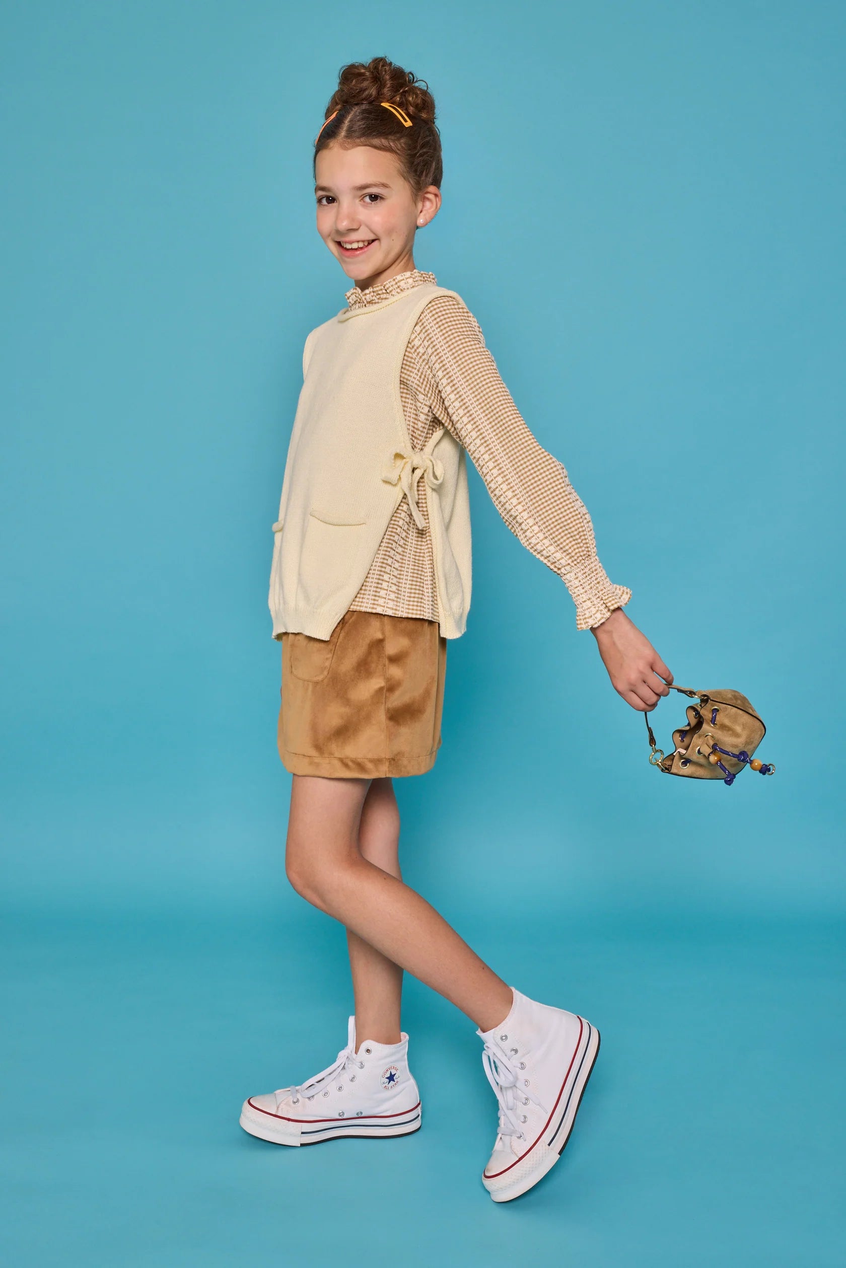 Sweater Vest- Cream