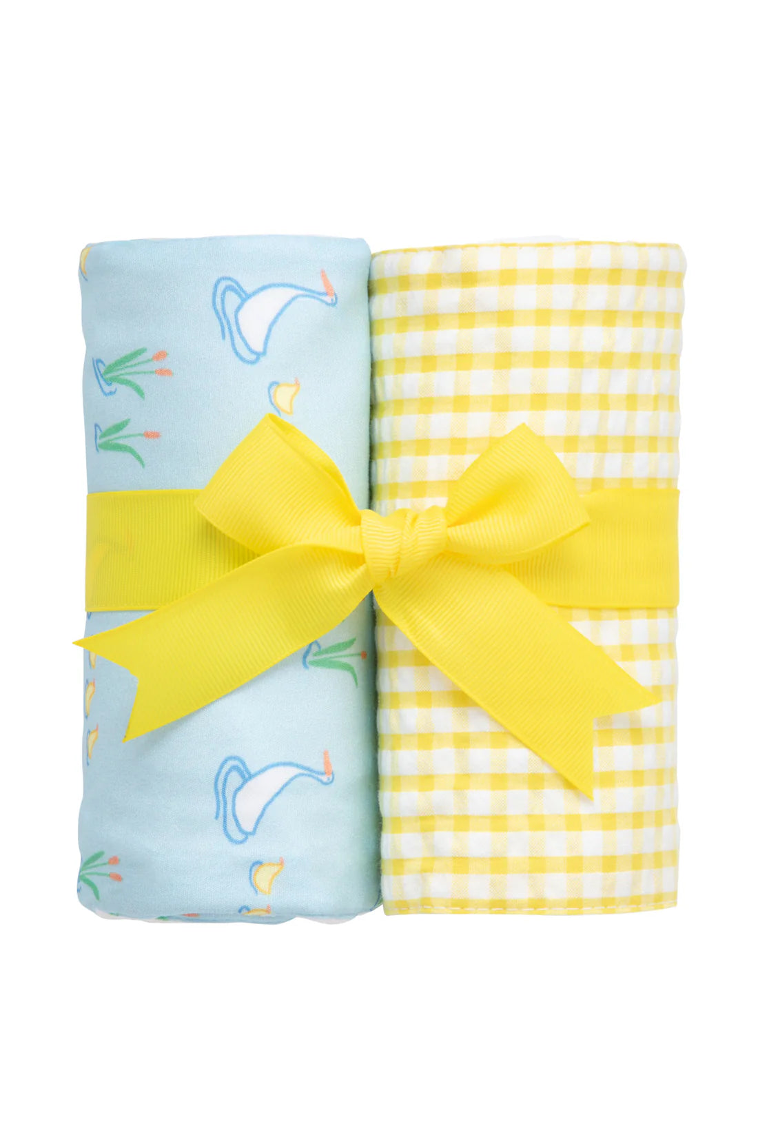 Duck Set of 2 Burp Cloths
