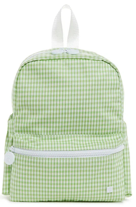 Leaf Gingham Mini Backpacker