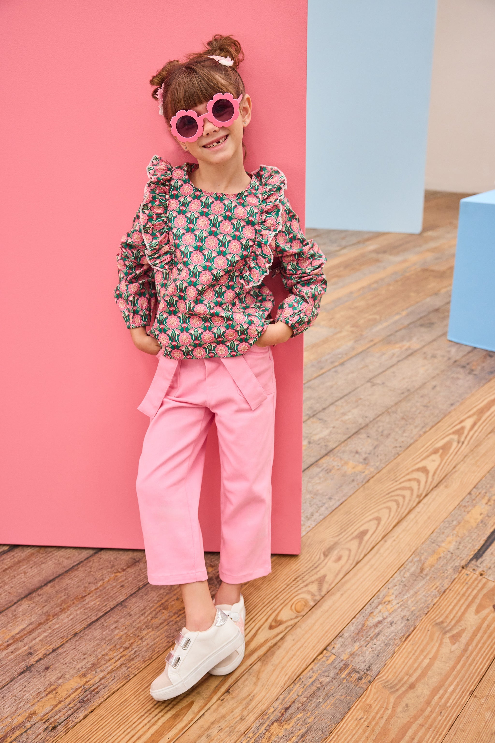 Ruffle Blouse - Andover Vines