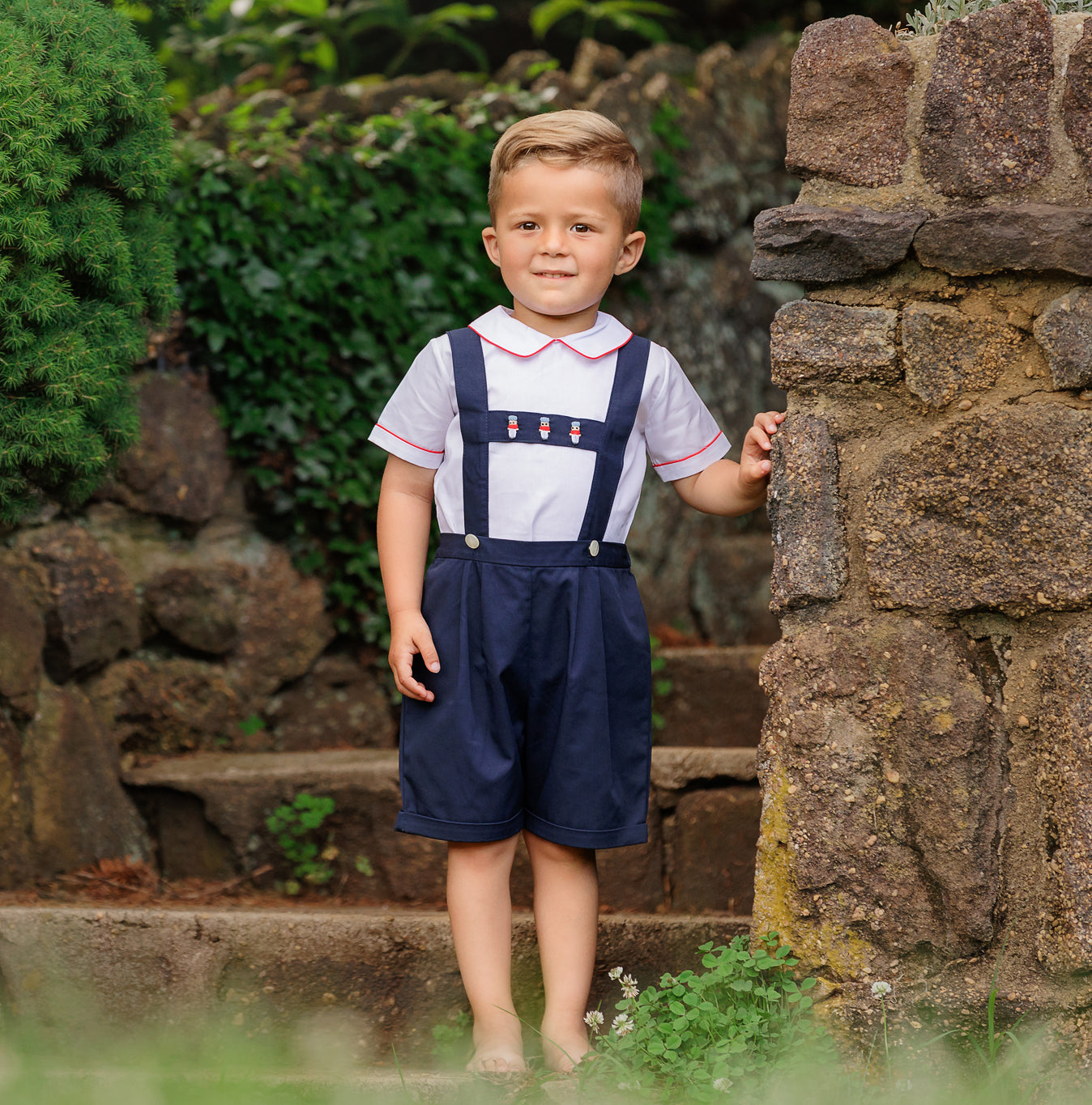 Holiday Solider Suspender Set