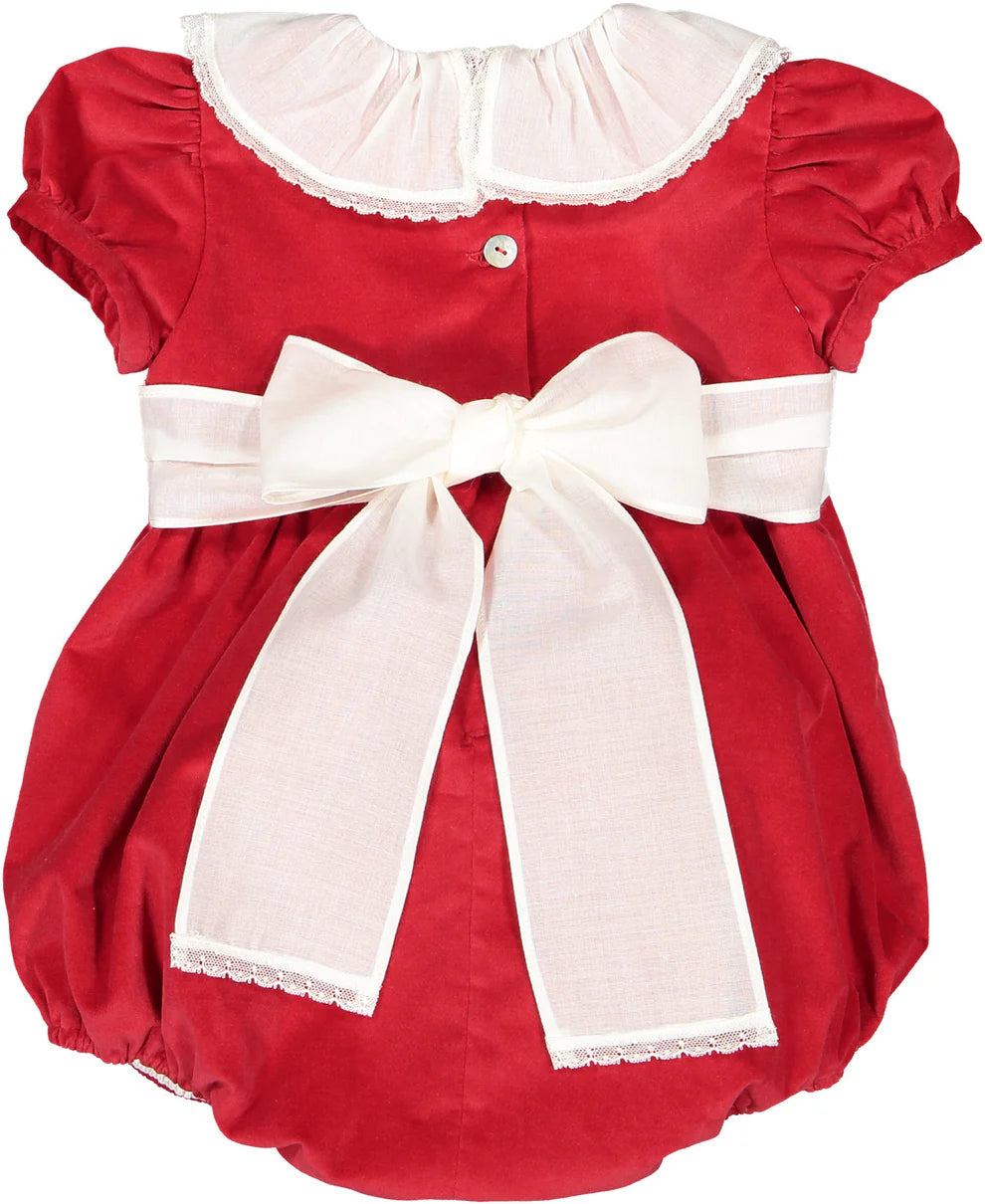 Red Velvet Romper