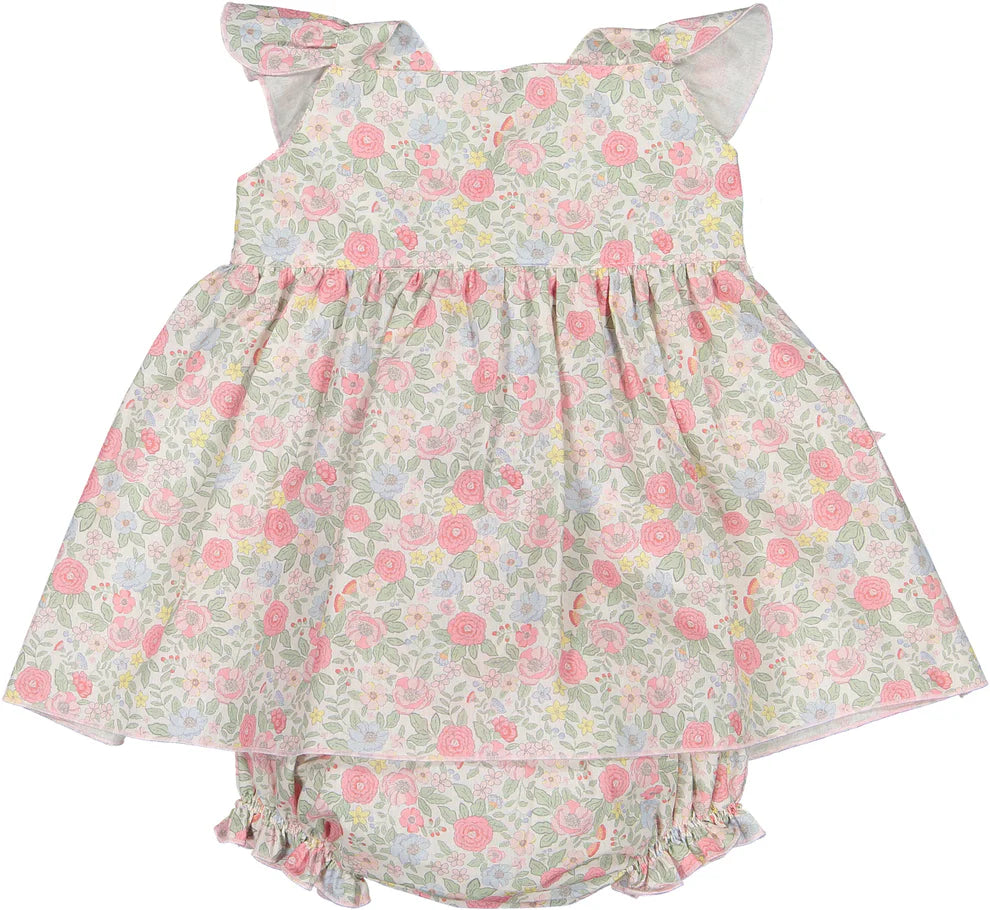 Pink Floral Baby Set