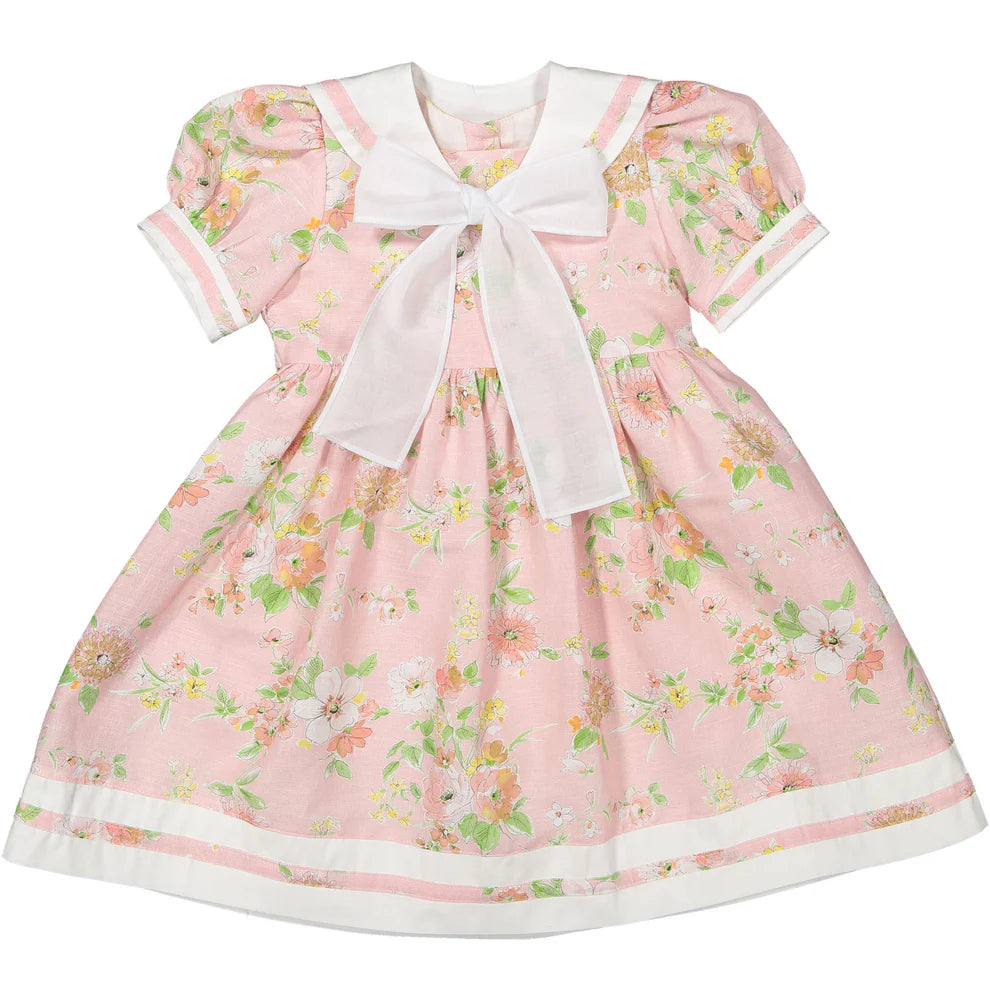 Linen Floral Dress