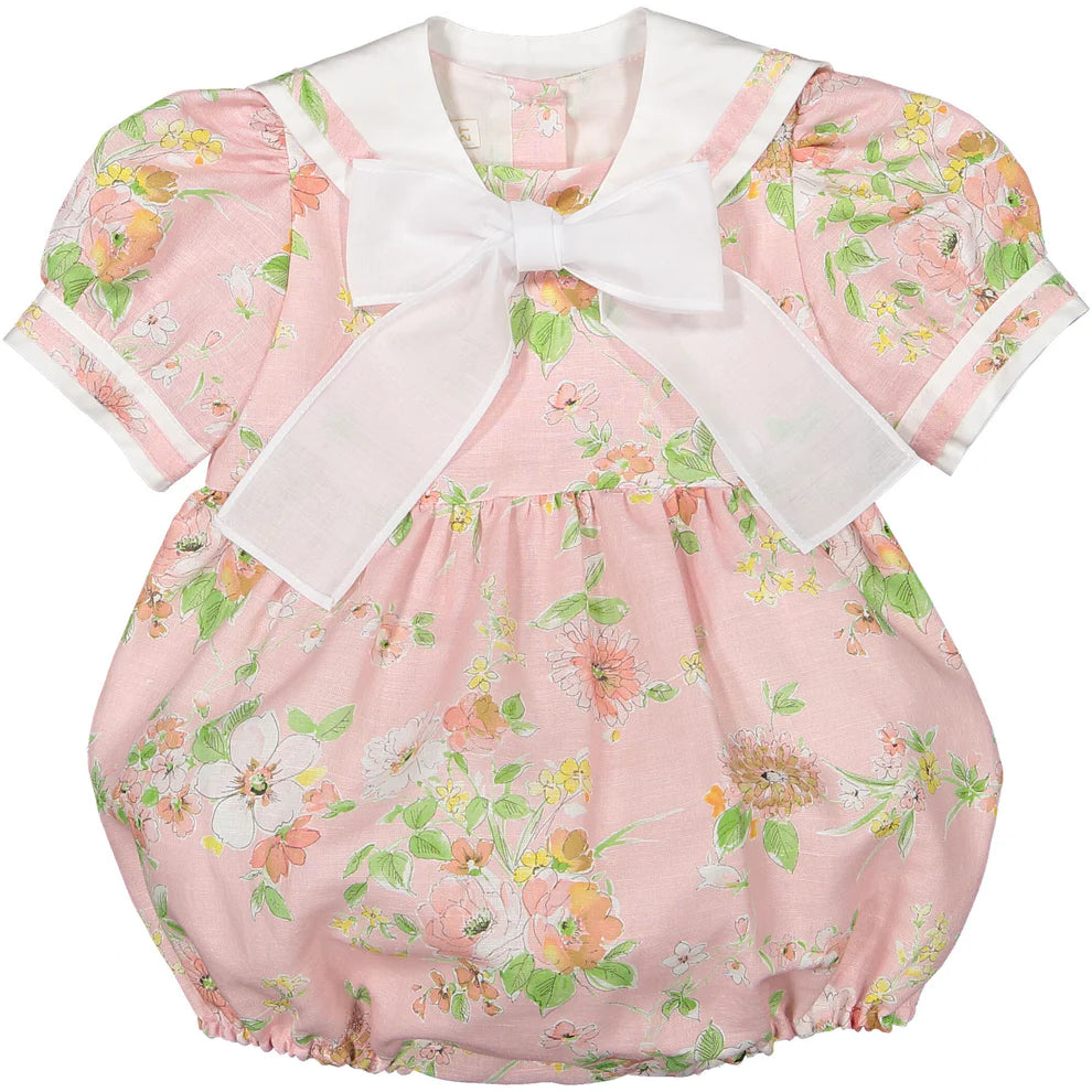 Linen Floral Romper