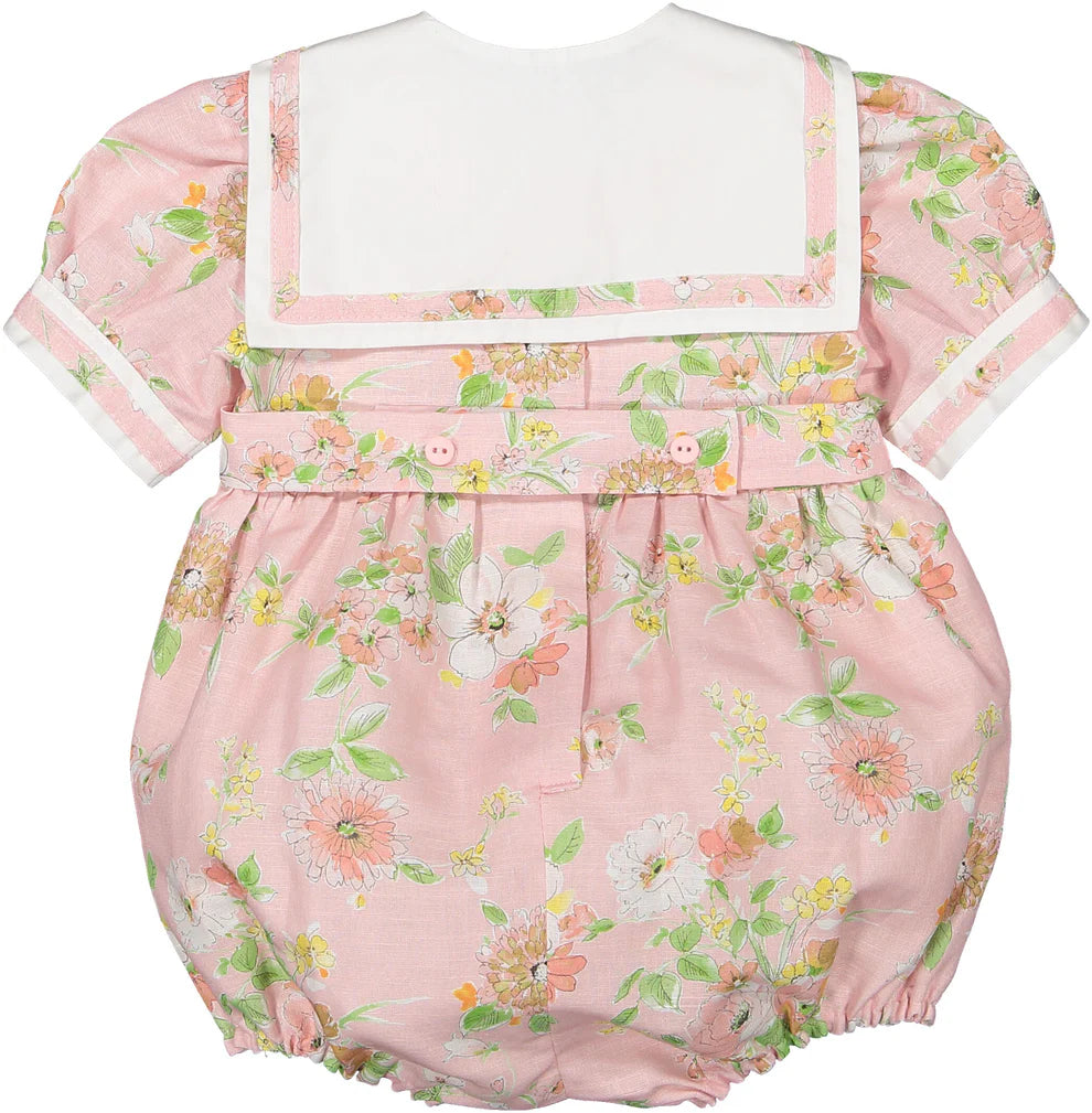 Linen Floral Romper