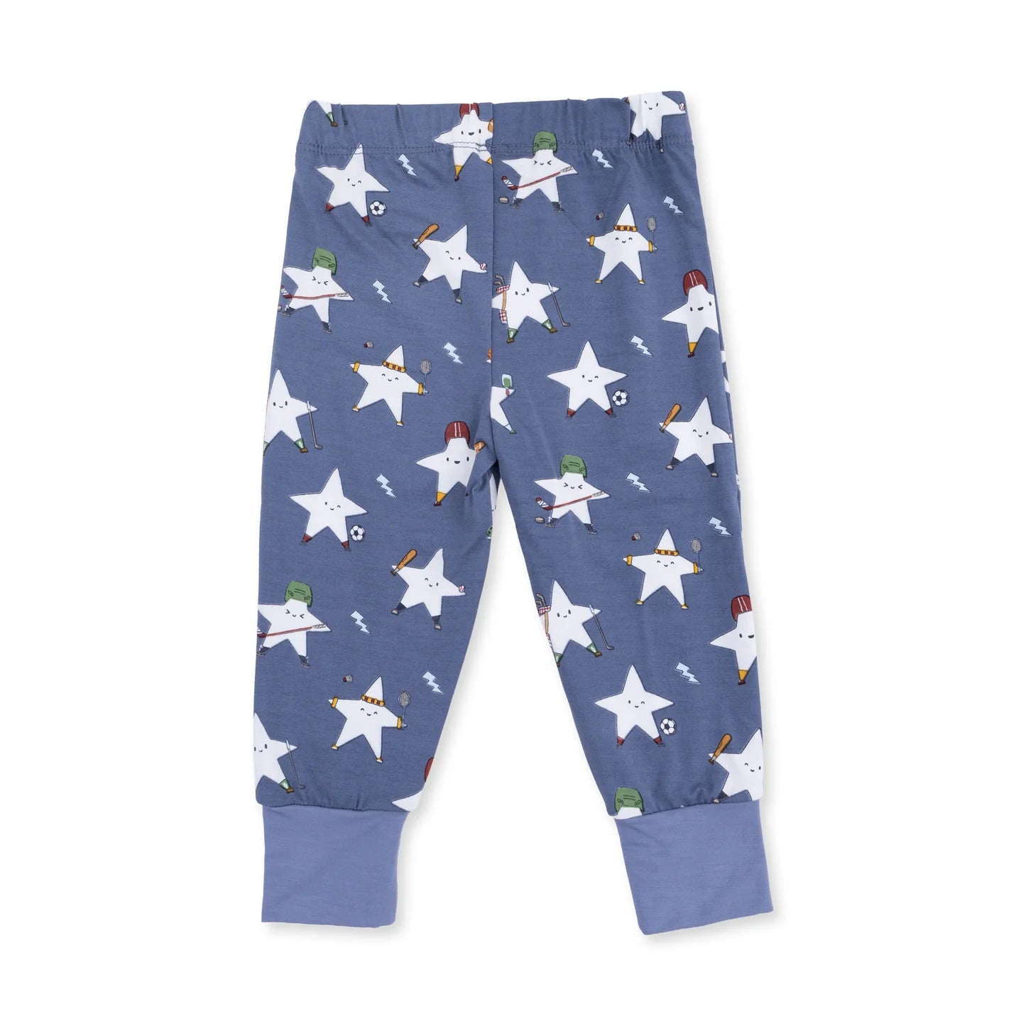 Short Sleeve Loungewear Set- Sports All Stars
