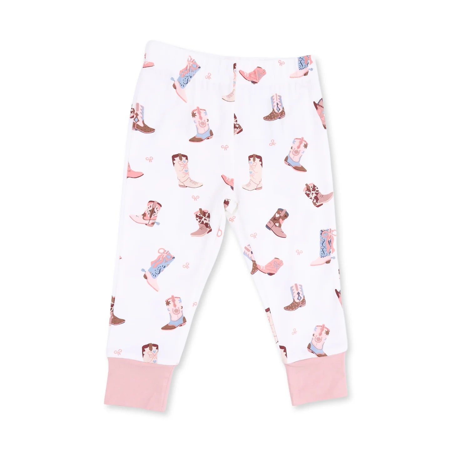 Short Sleeve Loungewear Set- Buckarette Boots
