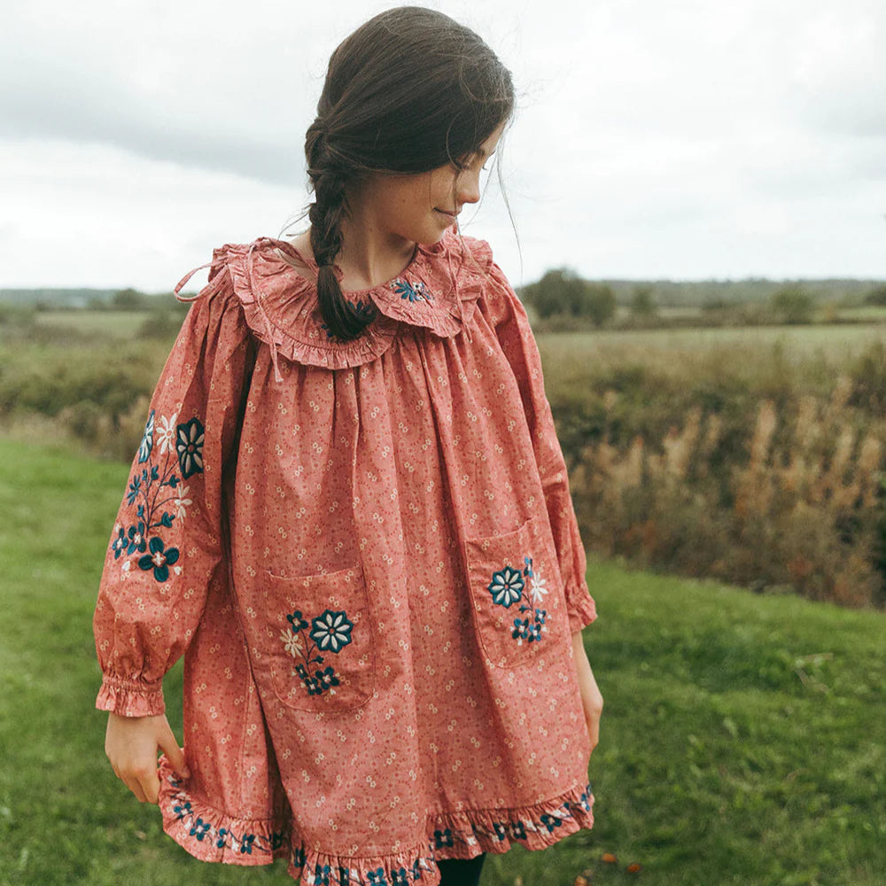 Belle Dress- Old Rose