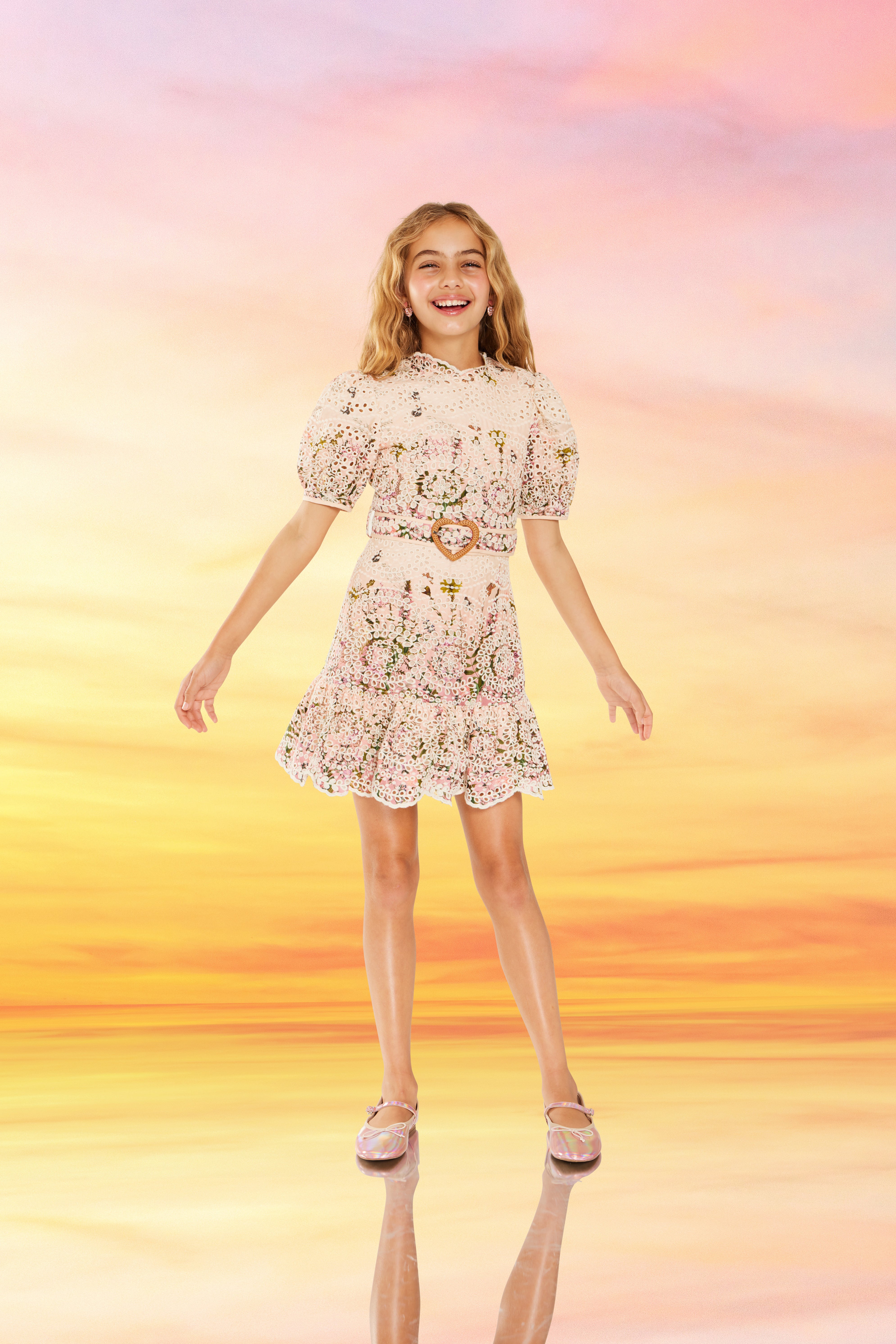 Chiara Embroidered Mini Dress