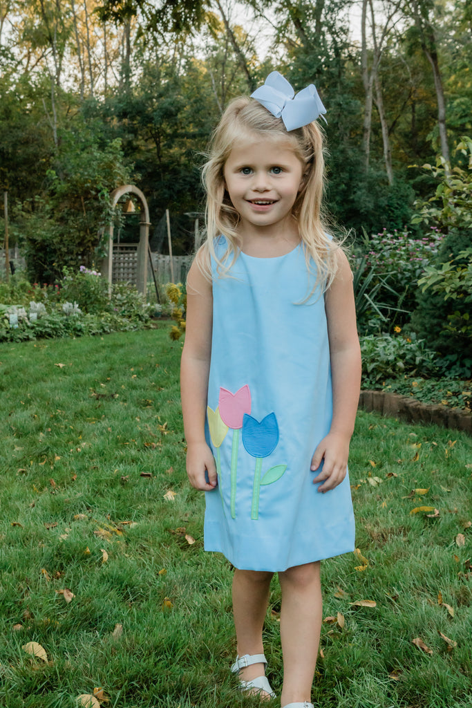 Finewale Pique Dress with Tulips