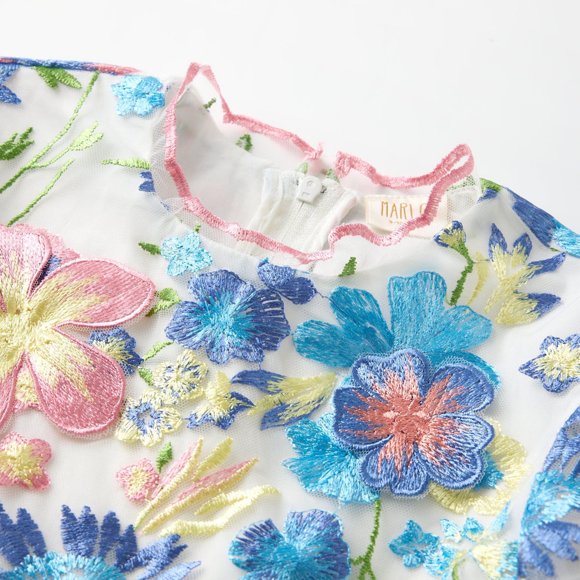 Laura Embroidered Mini Dress