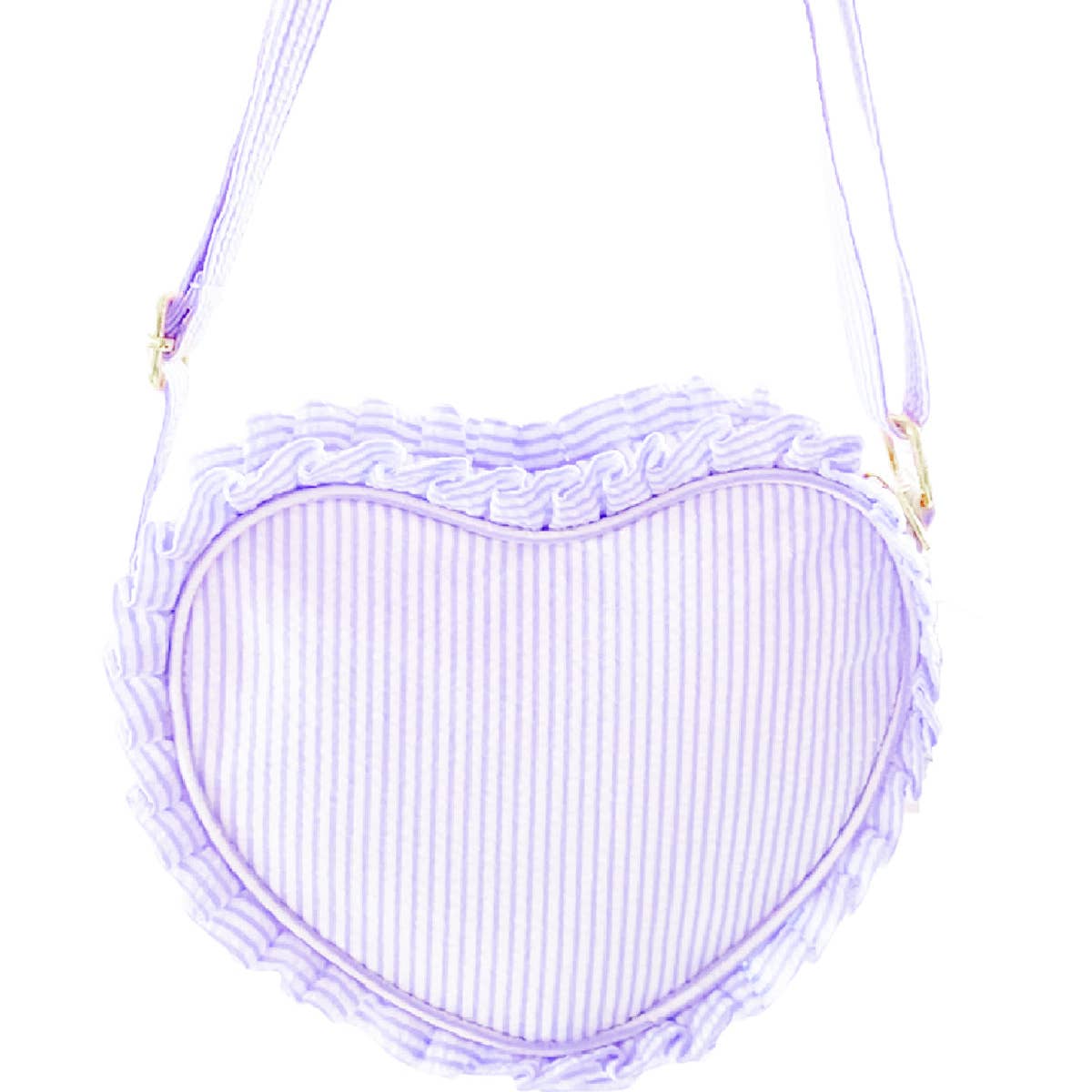 Heart Seersucker Purse
