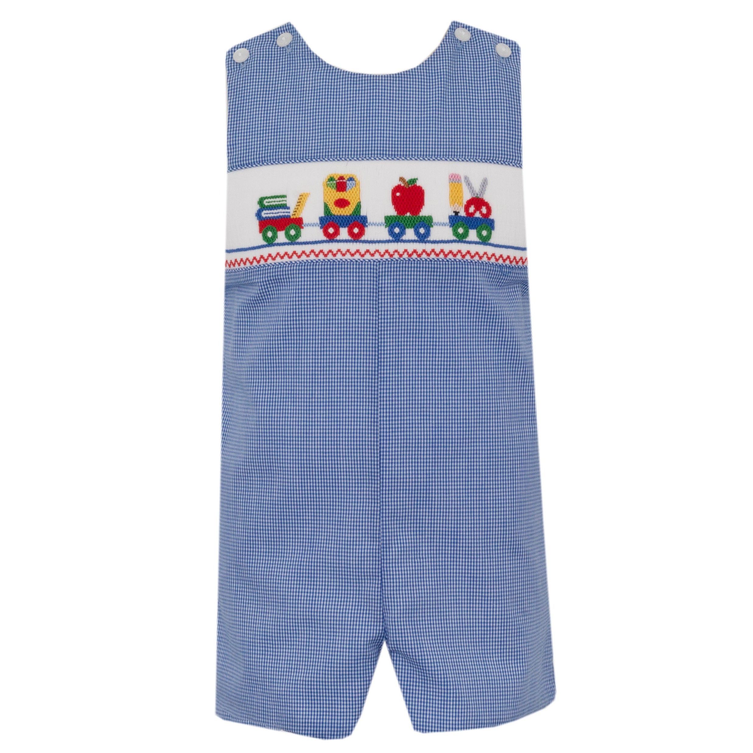 Royal Blue Gingham Back To School Jon Jon