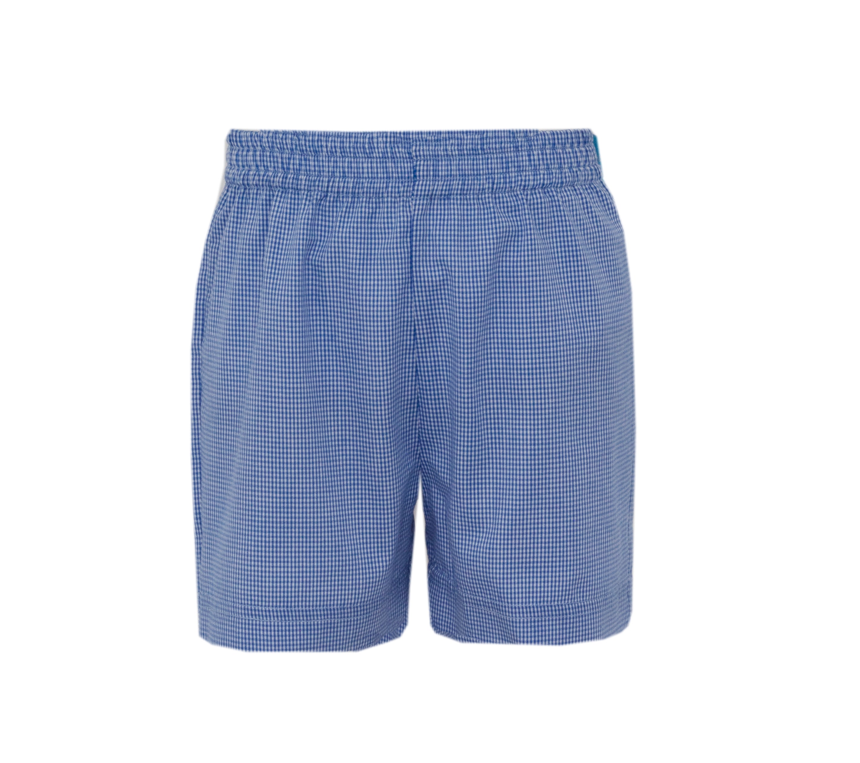 Boy's Royal Blue Gingham T-Shirt Set