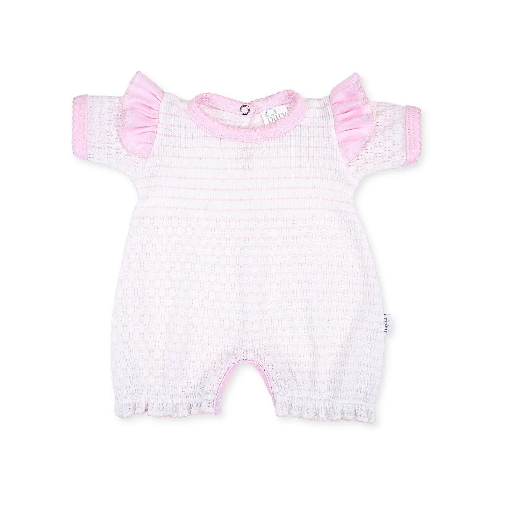 Pink Pinstripe Angel Sleeve Bubble