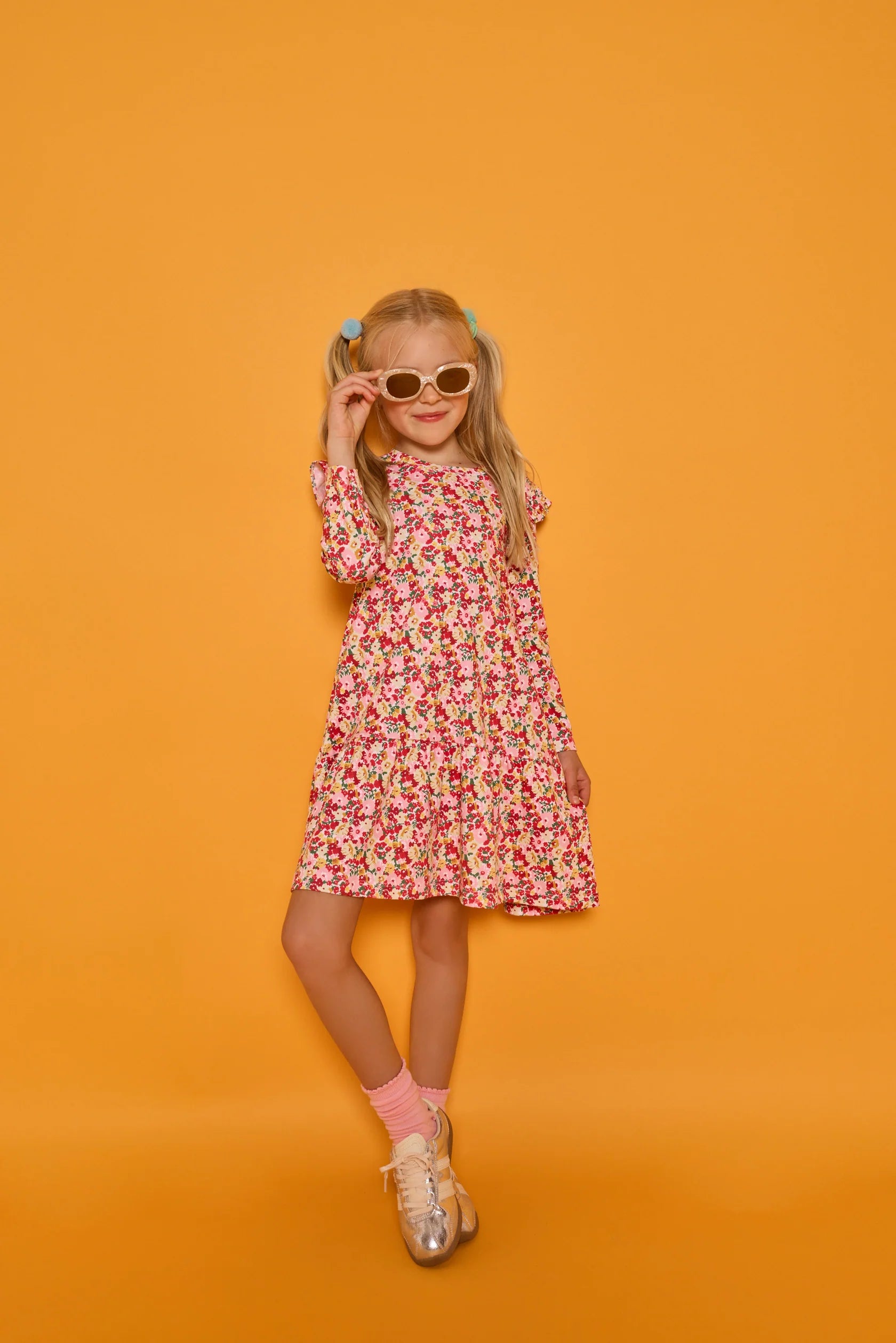 Sadie T-Shirt Dress - Autumn Floral
