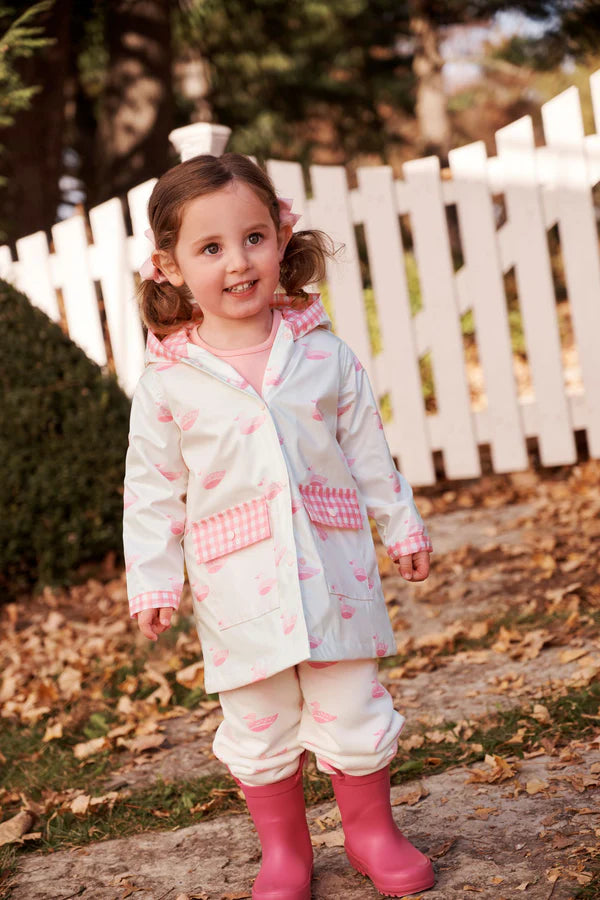 Liquid Sunshine Slicker- Merrimack Quack Palm Beach Pink