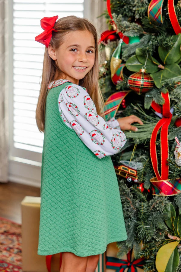 Maude's Pete Pan Collared Shirt- North Pole Portrait