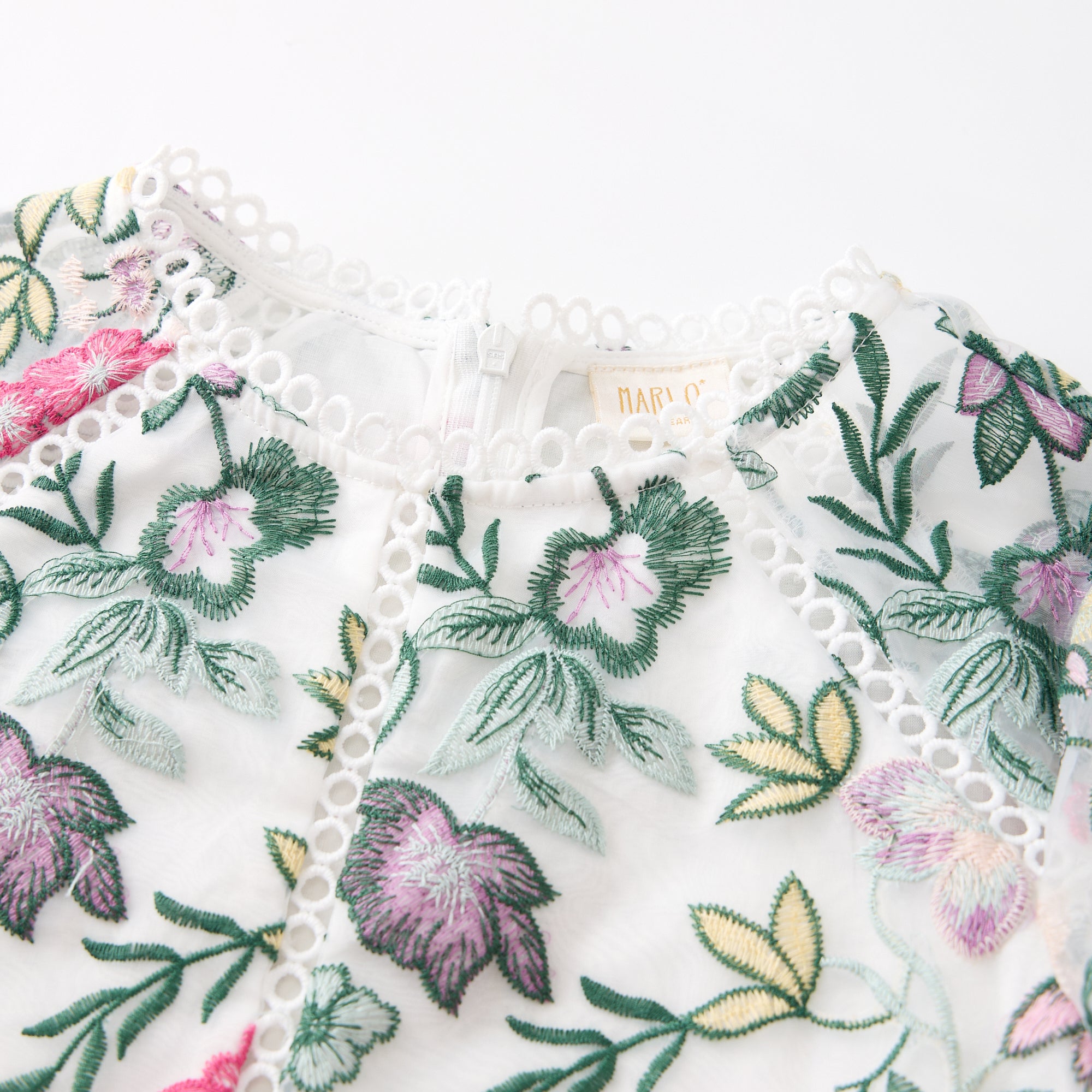 Ilaria Embroidered Mini Dress