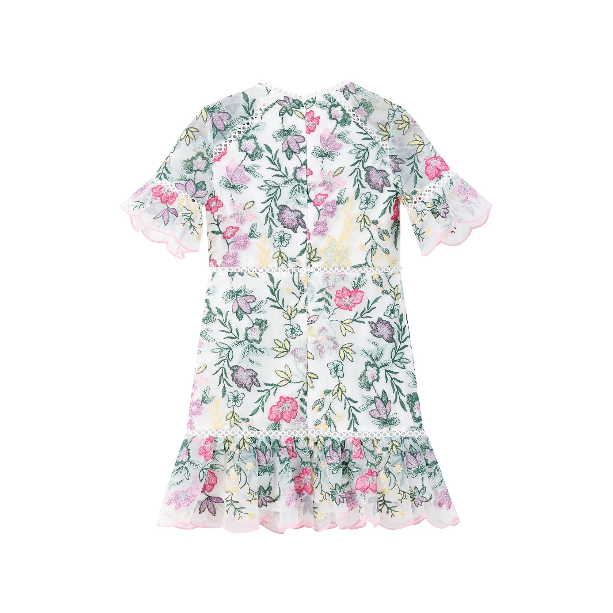 Ilaria Embroidered Mini Dress