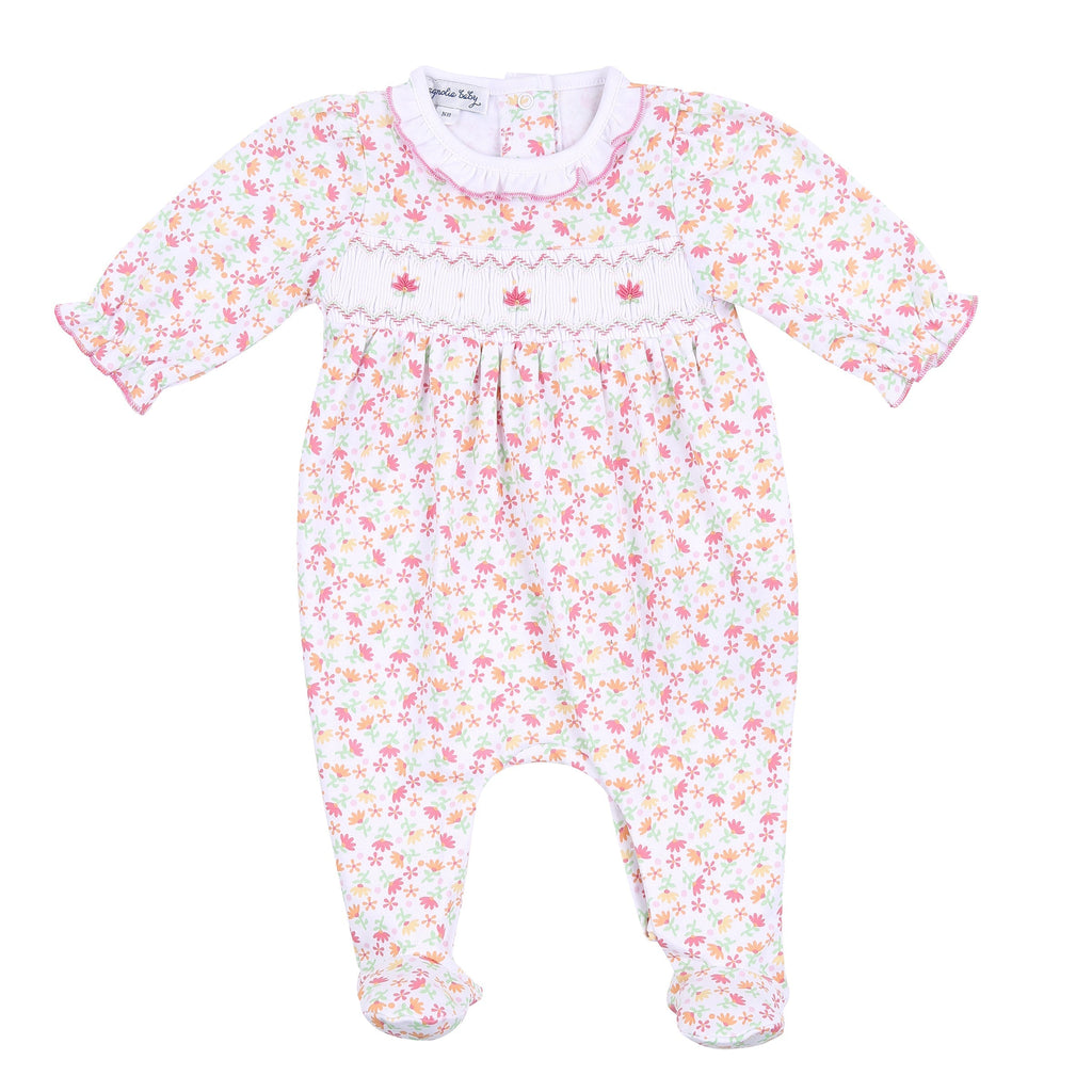 Autumns Classics Smocked Printed Footie
